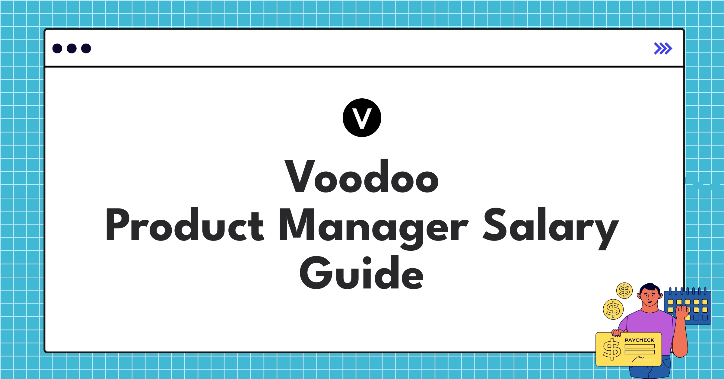 Infographic showing Voodoo Product Manager salary ranges and compensation structure for 2025
