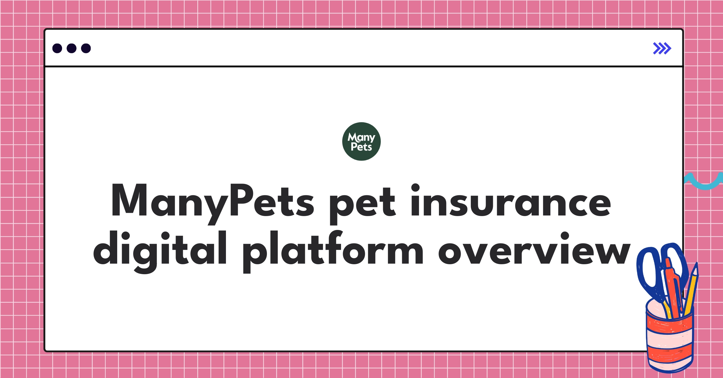 ManyPets pet insurance app interface showcasing digital claims process and customizable coverage options