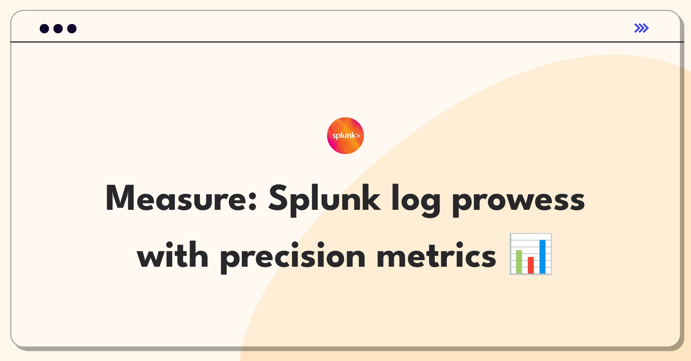 Product Management Metrics Question: Evaluating Splunk's log management capabilities using key performance indicators