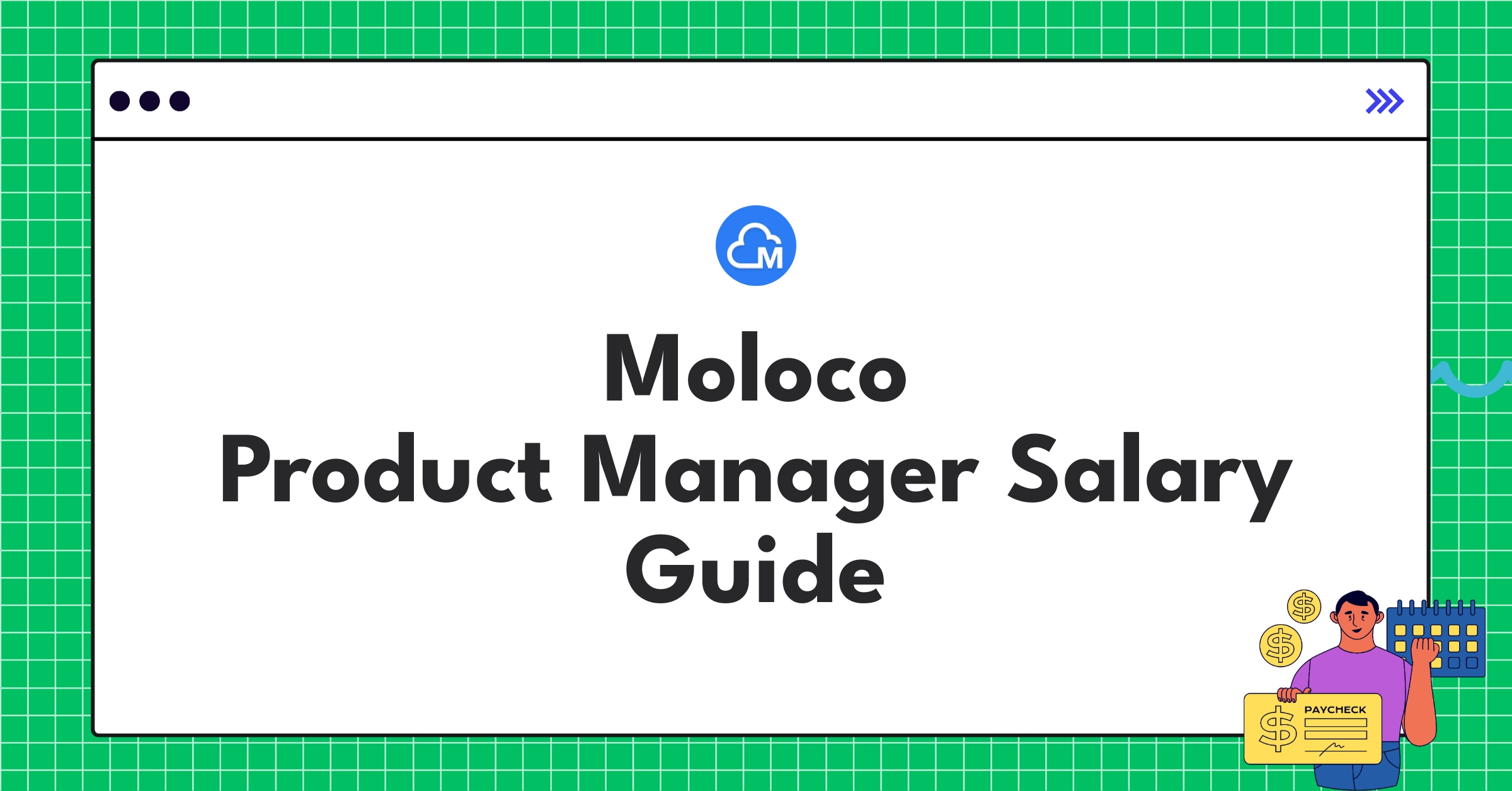 Infographic showing Moloco Product Manager salary components and comparison with industry standards