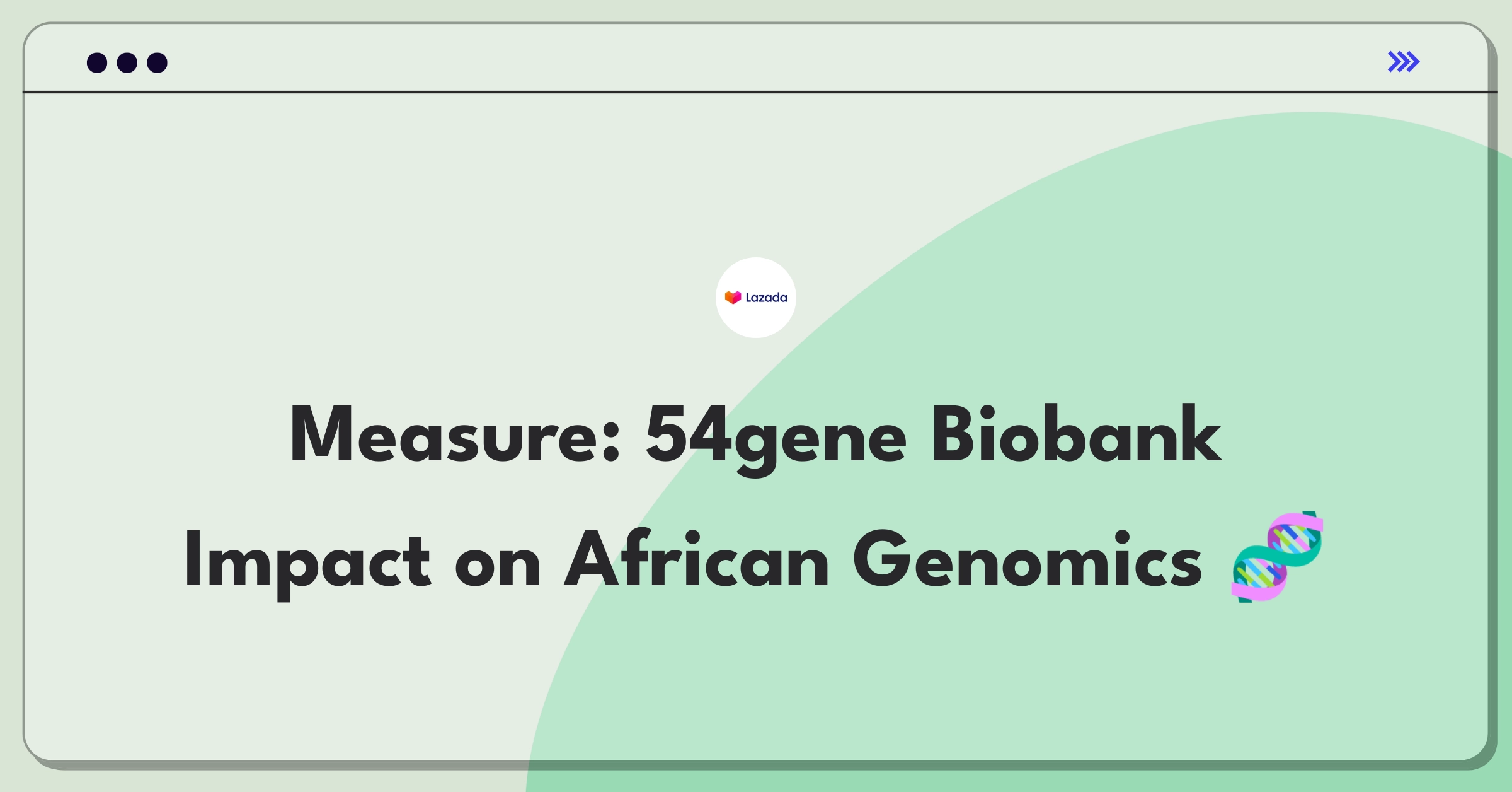 Product Management Analytics Question: Defining success metrics for 54gene's biobank initiative in African genomics research