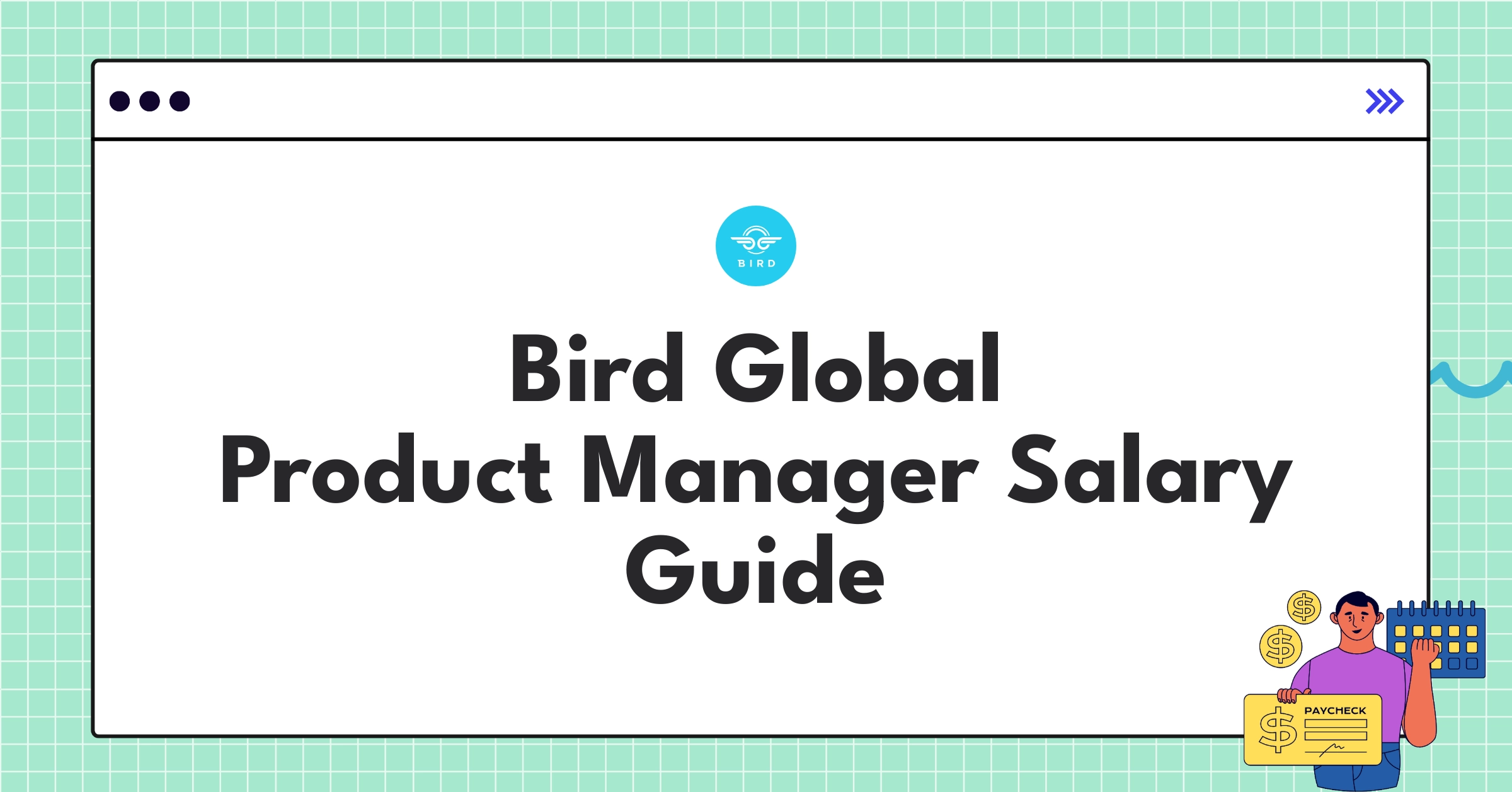 Bird Global Product Manager salary structure and compensation components chart for 2025