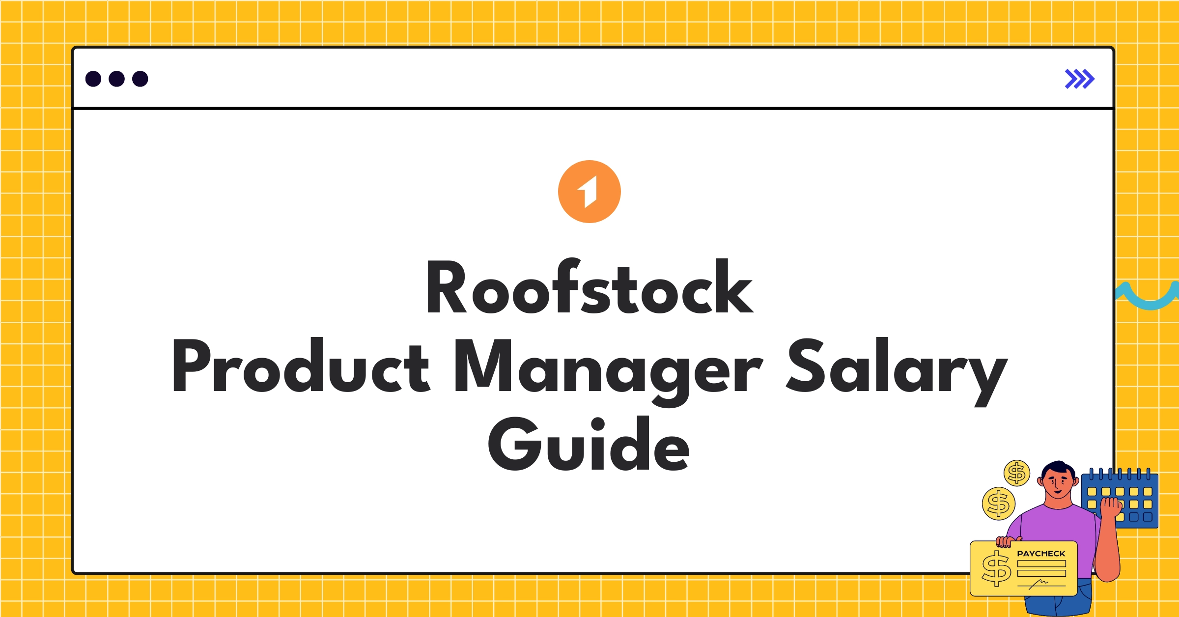 Infographic showing Roofstock Product Manager salary components and trends for 2025