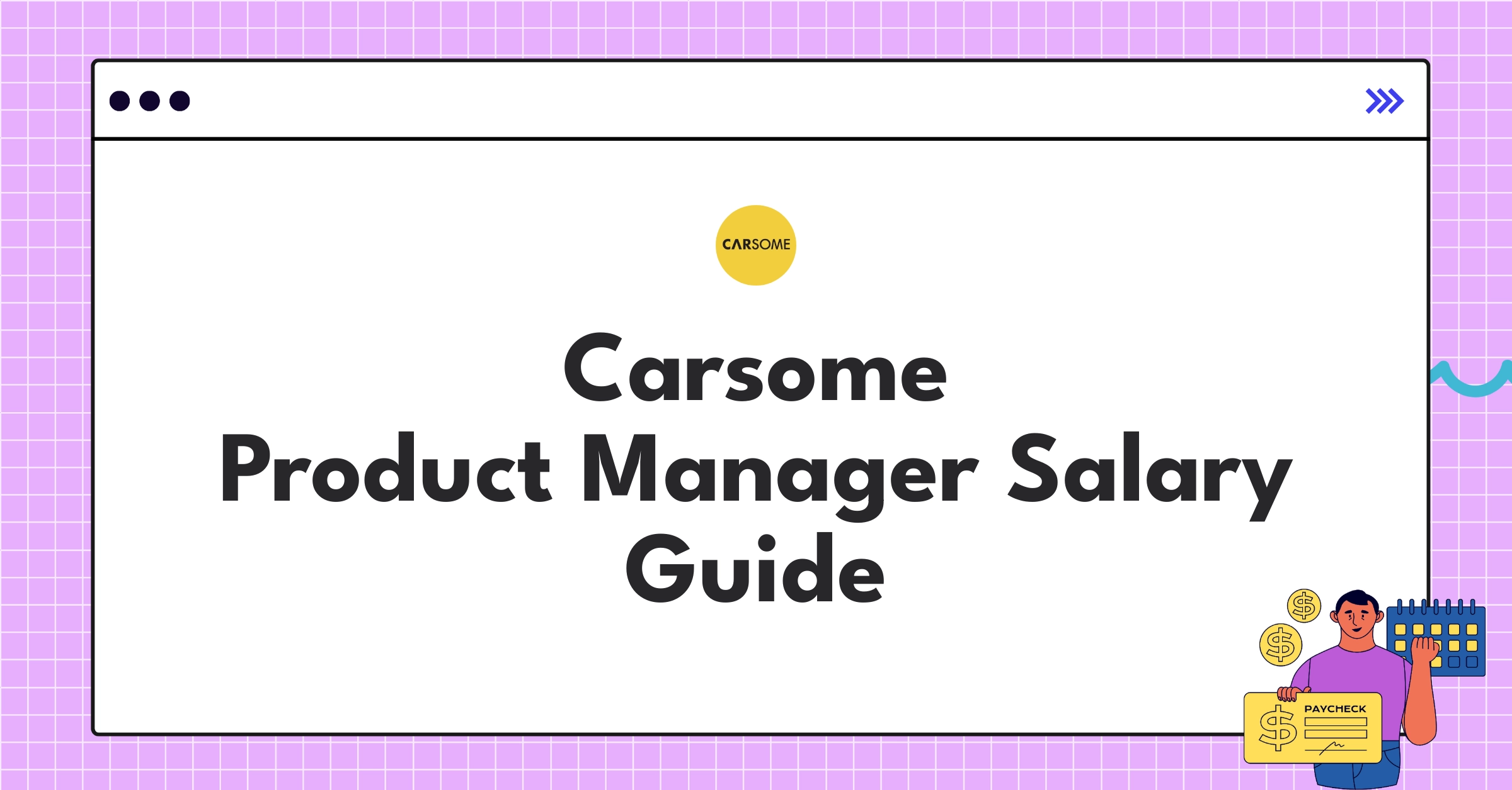 Infographic showing Carsome Product Manager salary components and progression for Southeast Asian markets in 2025