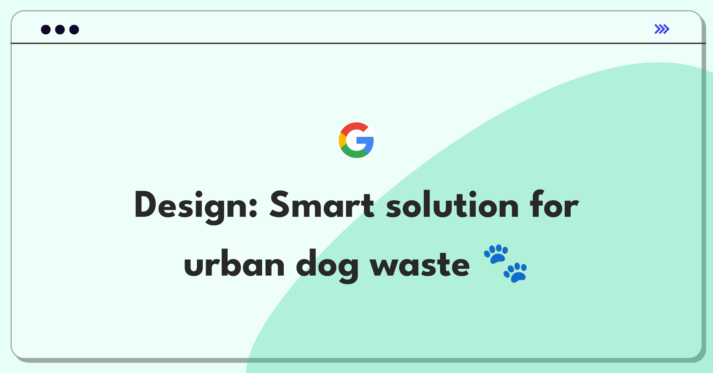 Product Management Design Question: Innovative app-based system for managing dog waste in cities