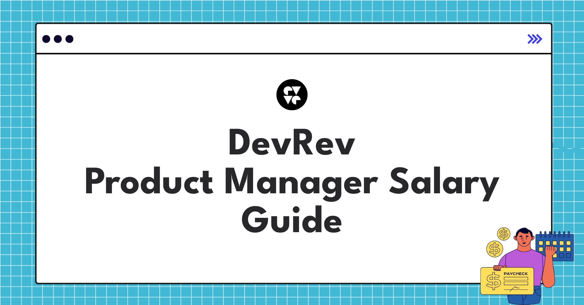 Detailed infographic showing DevRev product manager salary components and ranges for 2025