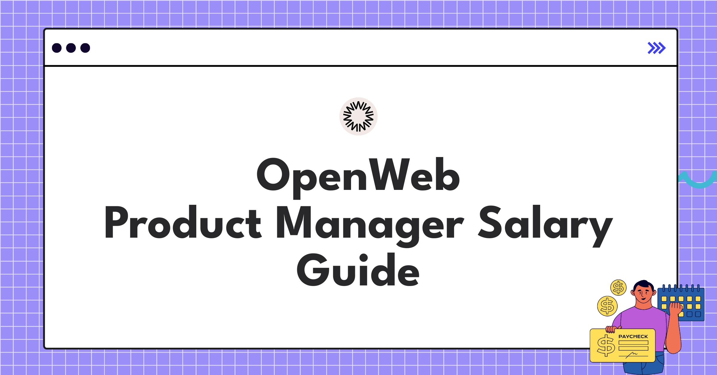 OpenWeb Product Manager salary breakdown chart showing base pay, bonuses, and equity components