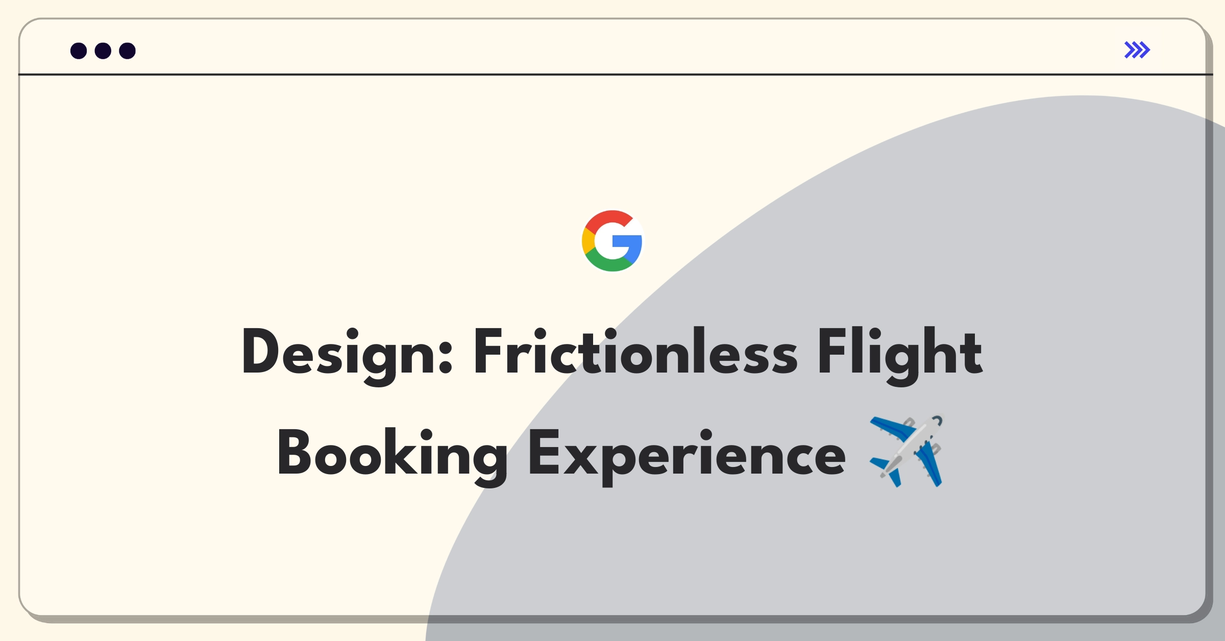 Product Management Design Question: Sketch of a mobile app interface for booking flight tickets