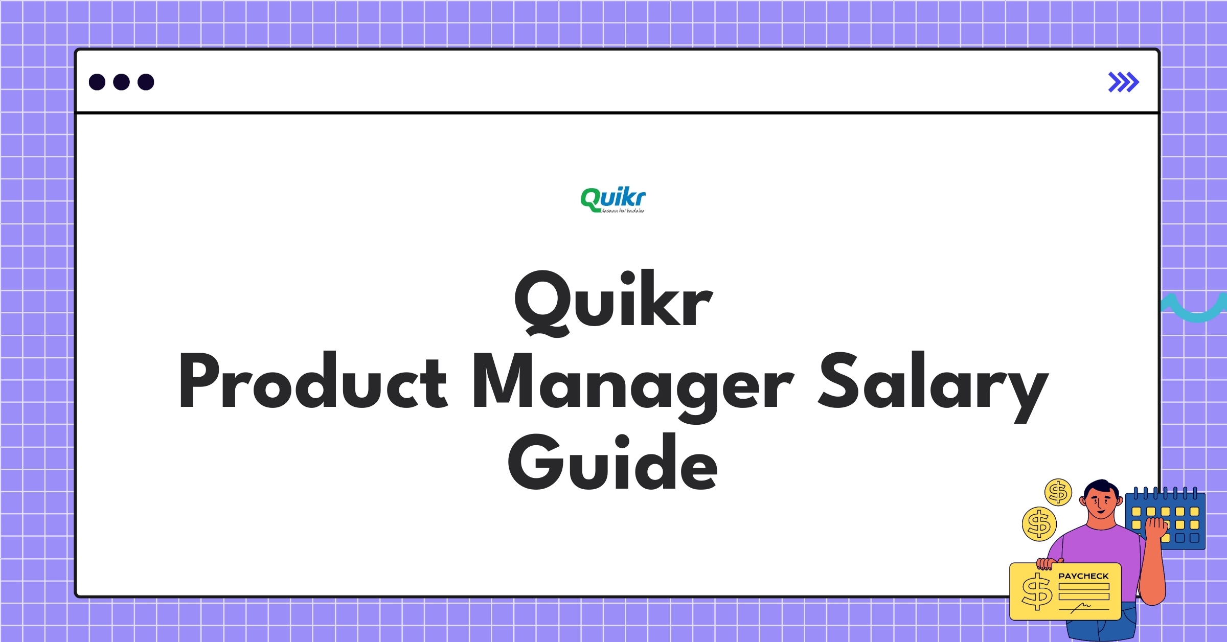 Quikr Product Manager salary breakdown chart showing base pay, bonuses, and equity compensation