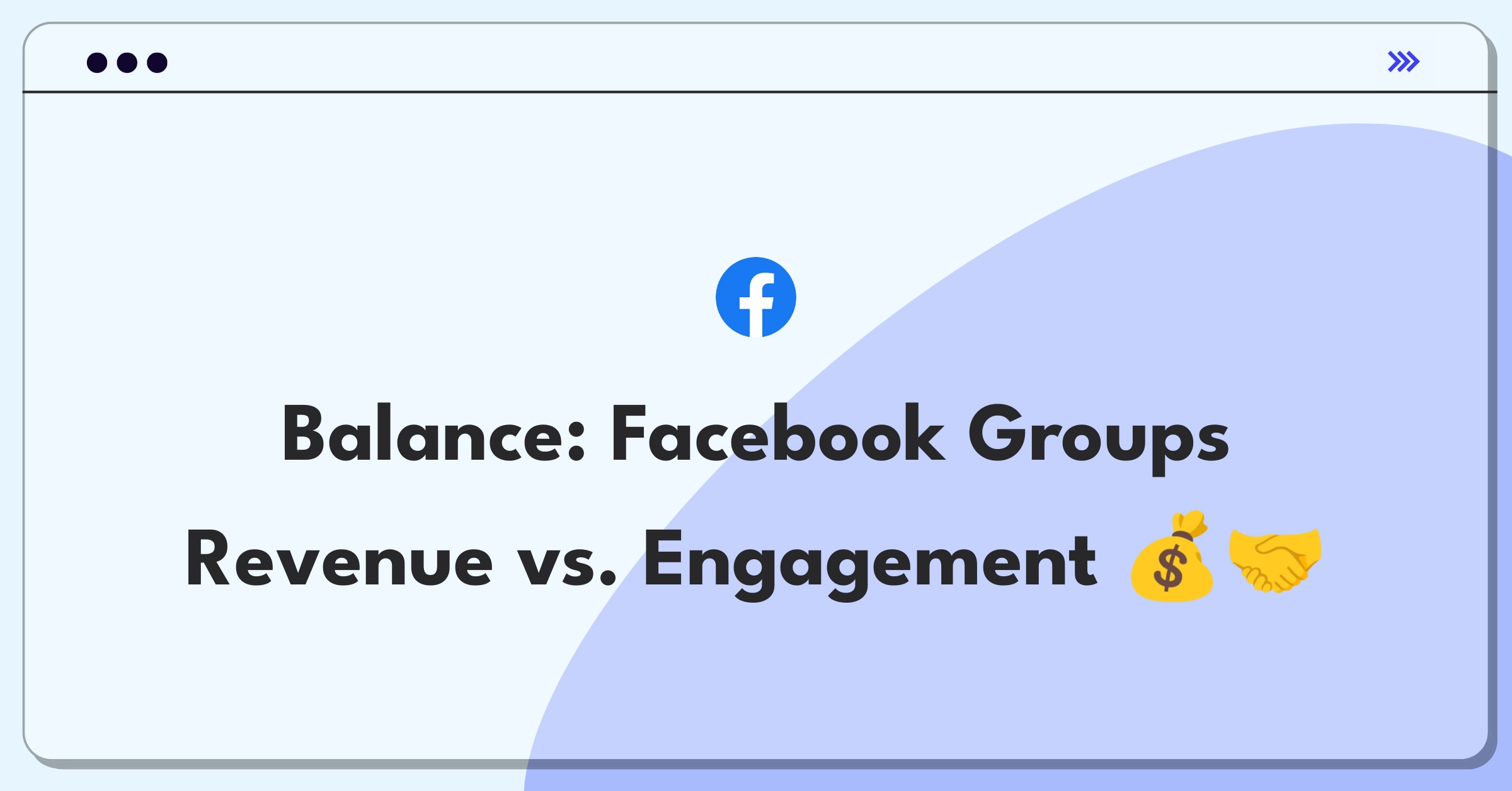 Product Management Pricing Question: Facebook Groups subscription model balancing revenue and user engagement