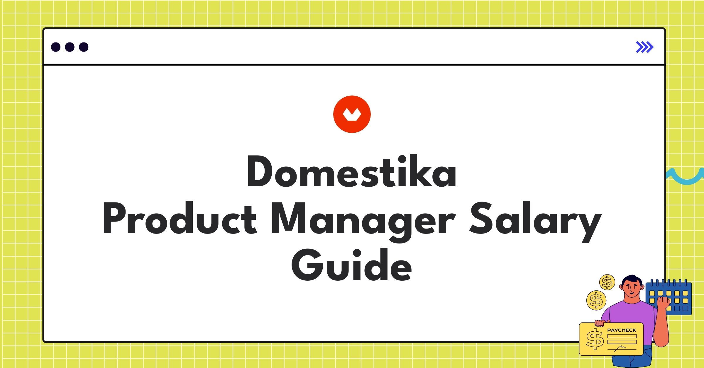 Infographic showing Domestika product manager salary ranges and benefits for different levels in 2025
