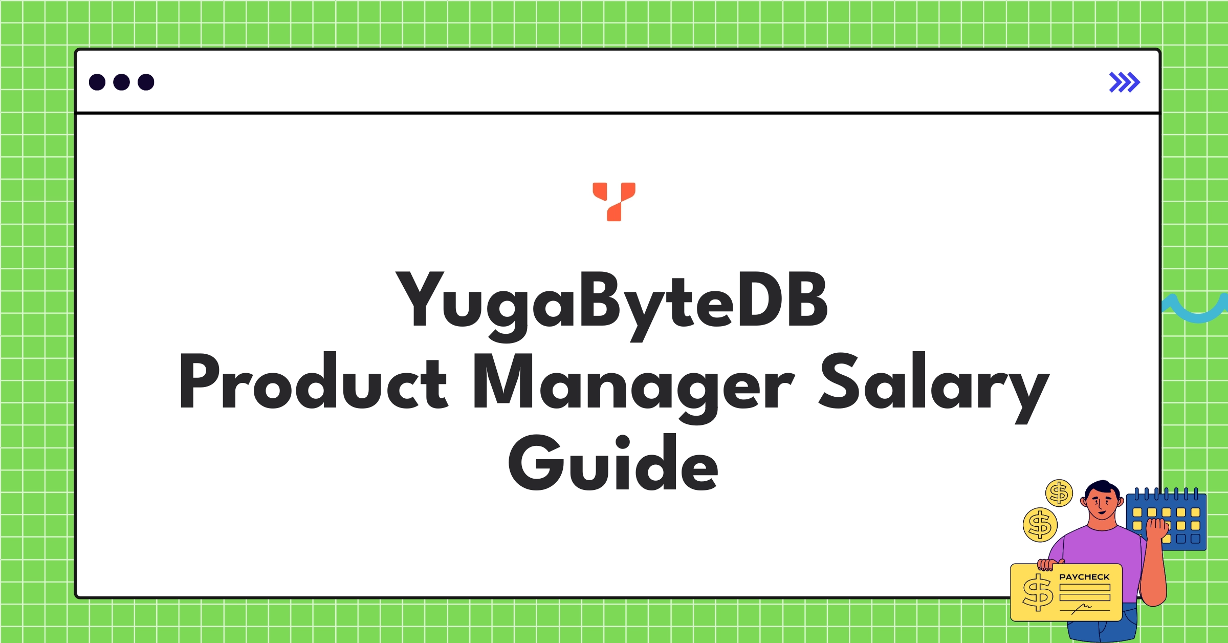 Infographic showing YugaByteDB Product Manager salary ranges and benefits for different experience levels in 2025