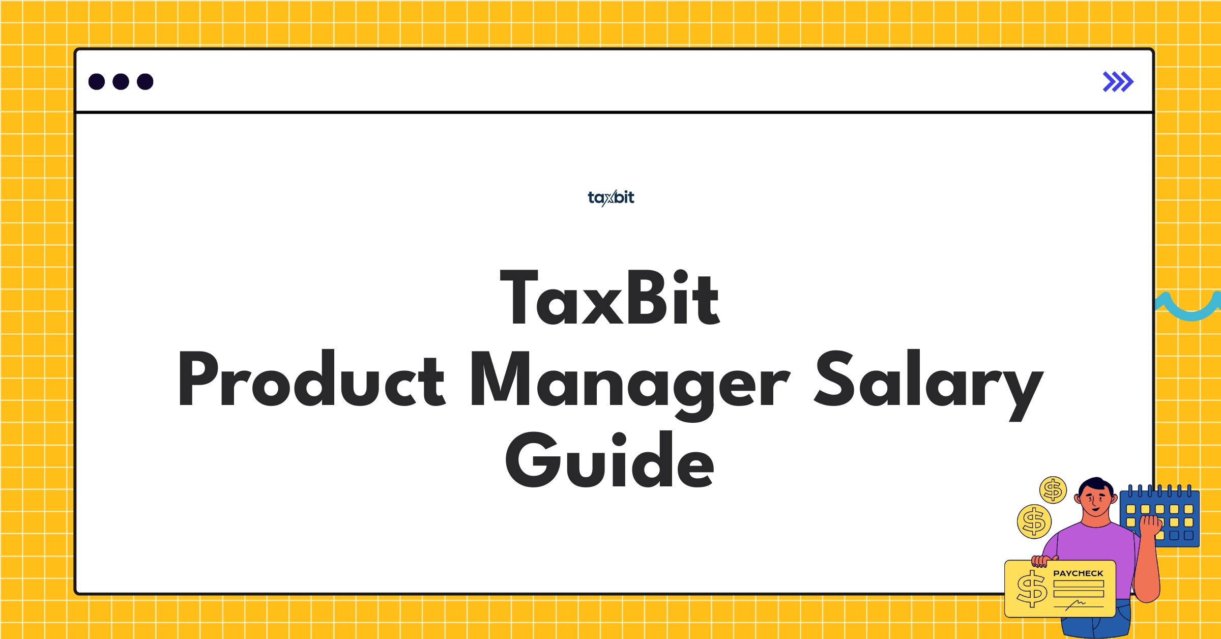 TaxBit product manager salary components chart showing base pay, bonuses, and equity for 2025
