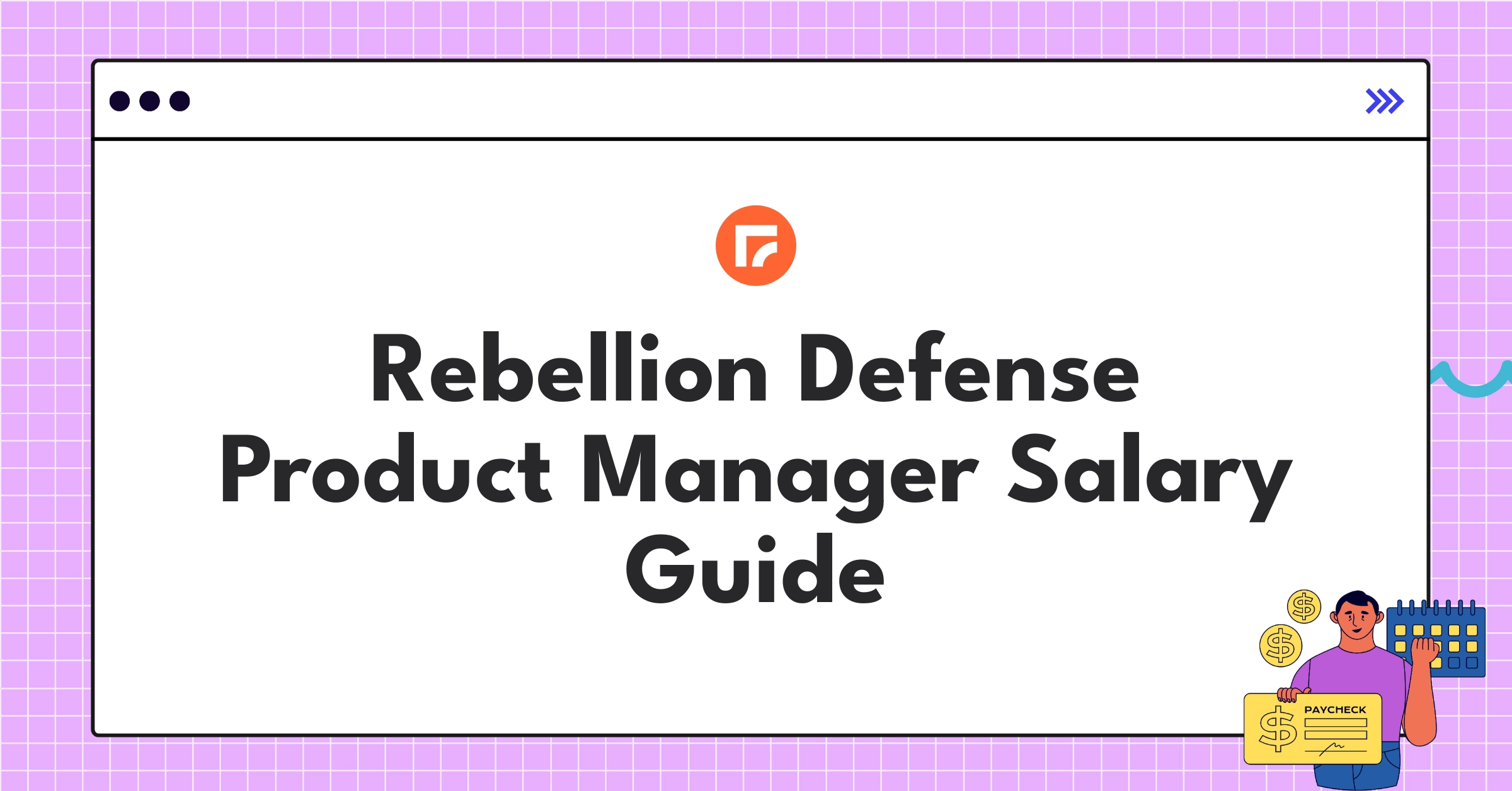 Rebellion Defense Product Manager salary breakdown infographic showing base pay, bonuses, and equity