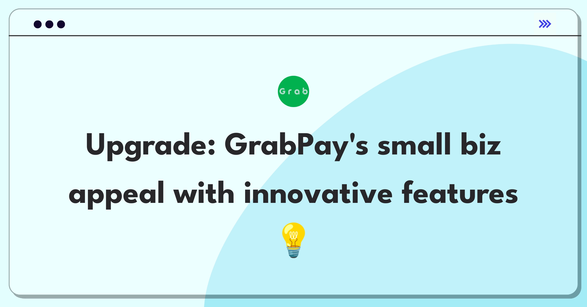 Product Management Improvement Question: Innovative features to enhance GrabPay's appeal for small businesses