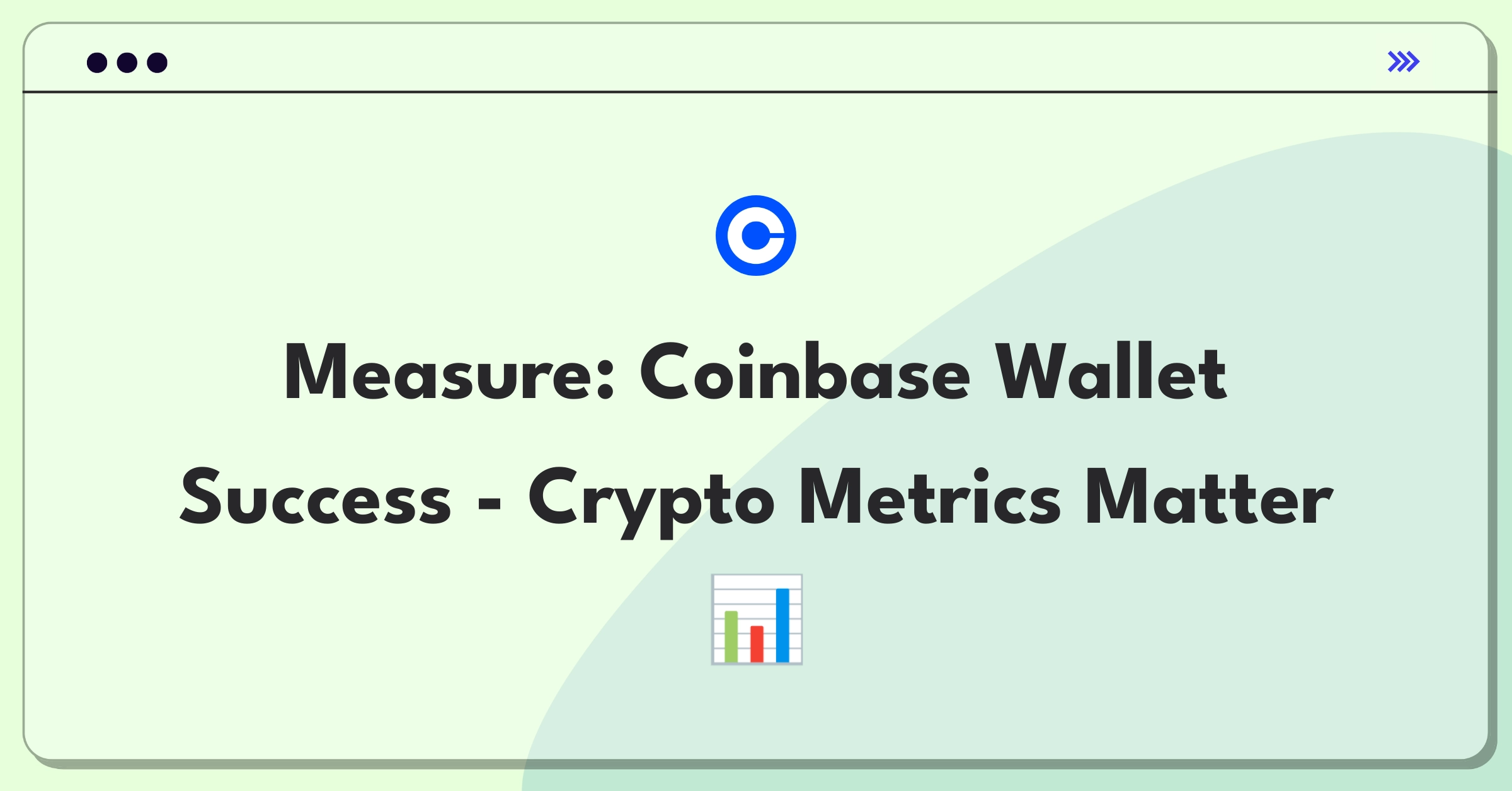 Product Management Analytics Question: Defining success metrics for Coinbase's cryptocurrency wallet feature