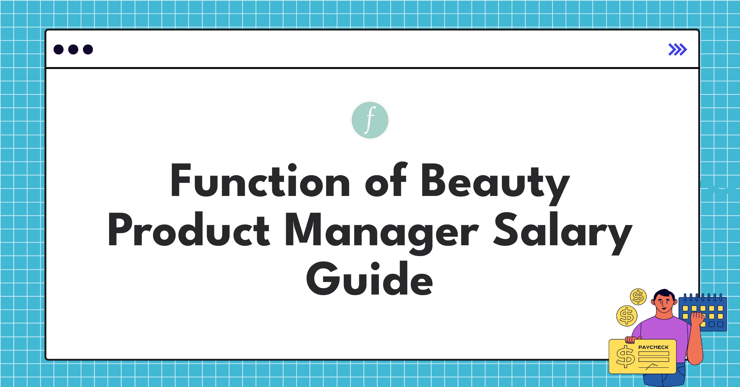 Function of Beauty product manager salary breakdown infographic showing base pay, bonuses, and equity