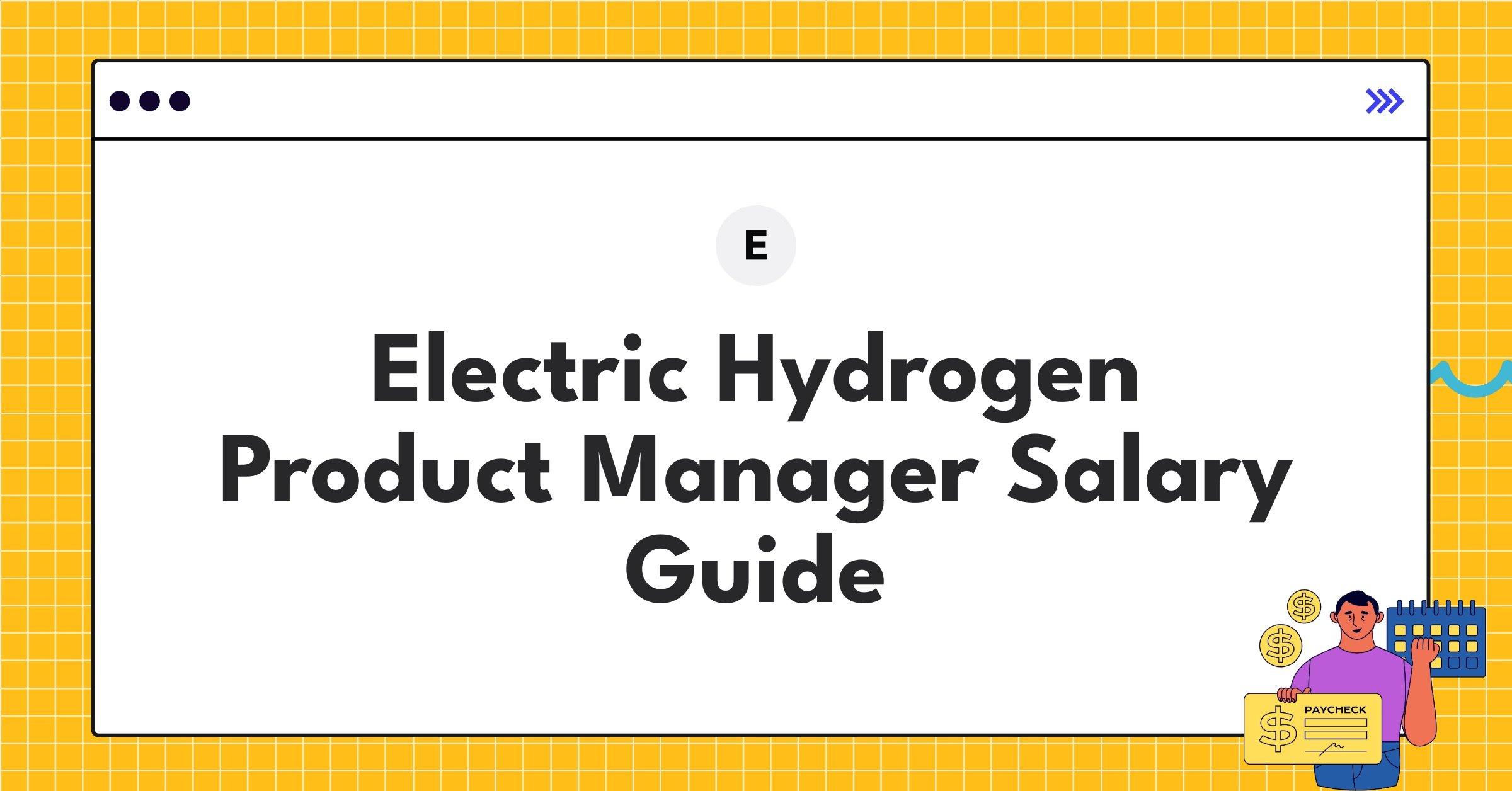 Electric Hydrogen Product Manager salary structure infographic showing base pay, bonuses, and equity