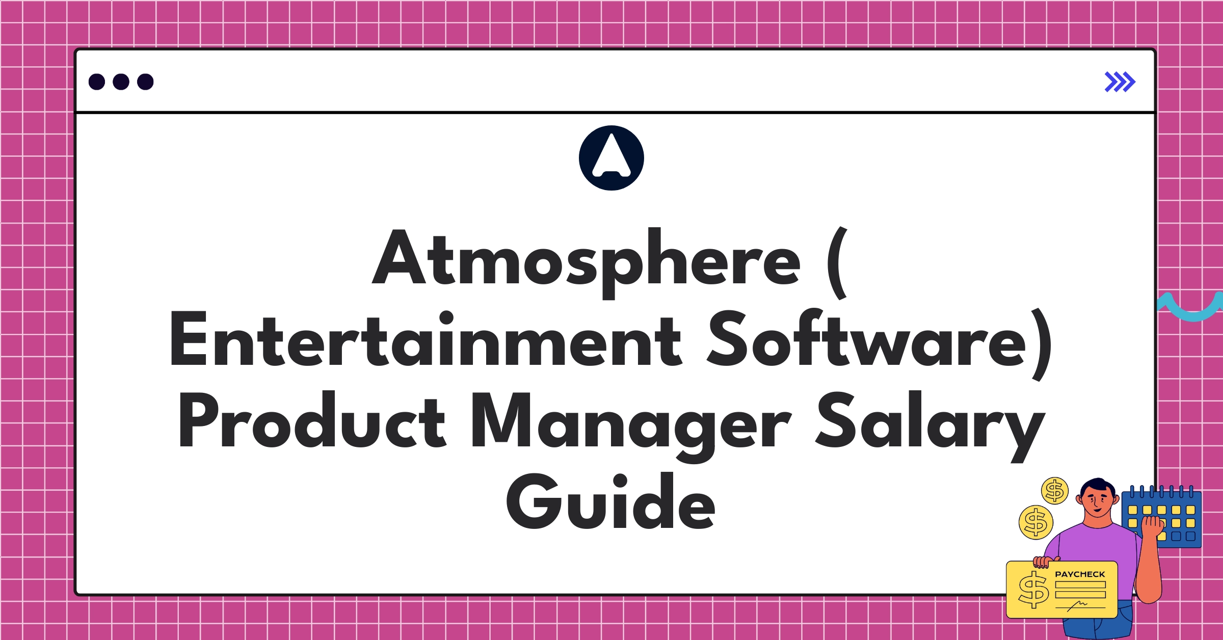 Atmosphere entertainment software Product Manager salary breakdown chart showing various compensation components