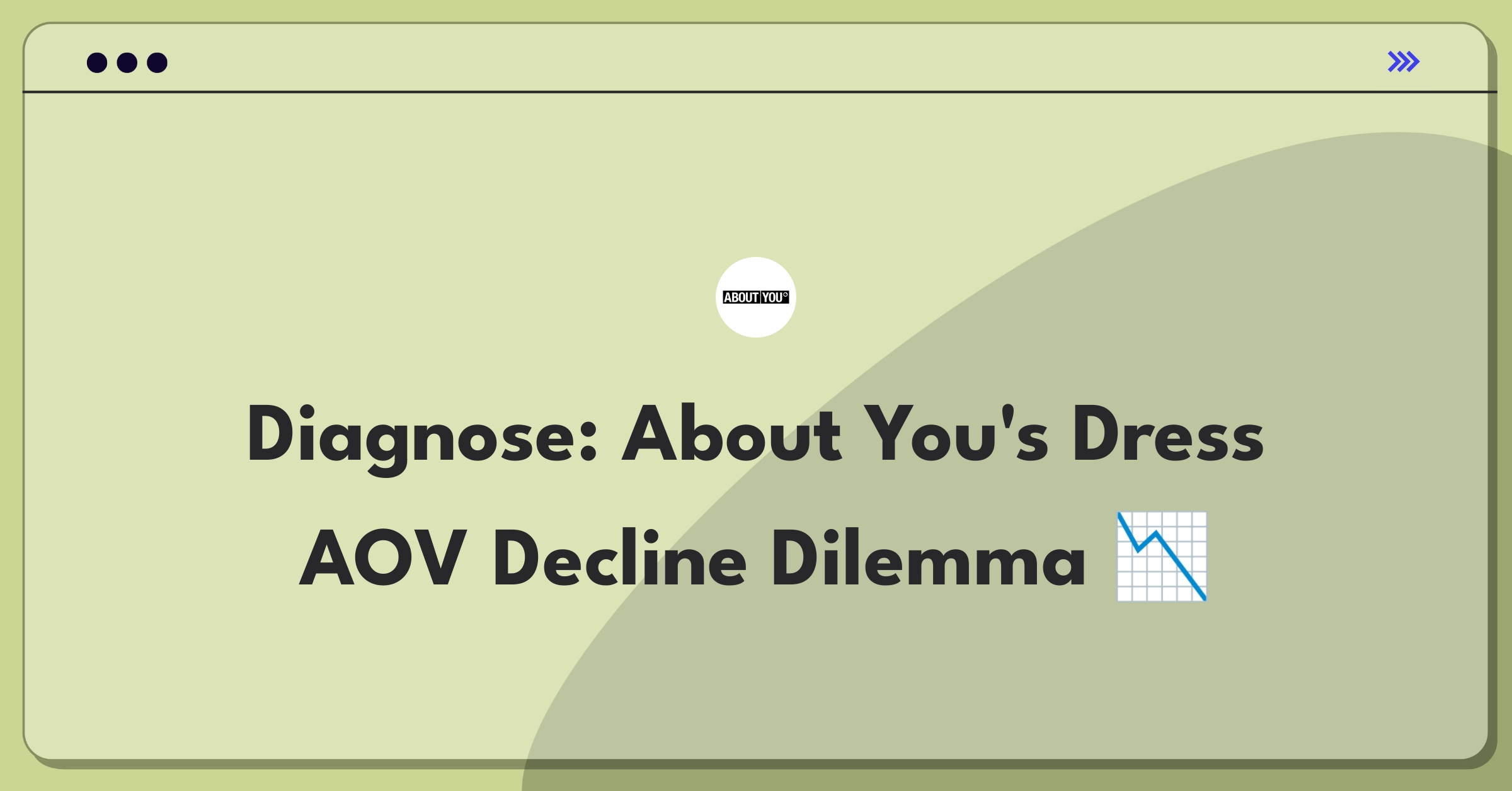 Product Management Root Cause Analysis Question: Investigating e-commerce dress sales average order value decrease