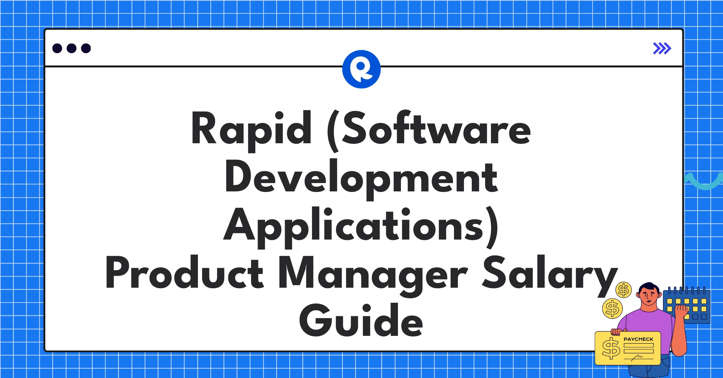 Infographic showing Rapid Product Manager salary components and industry comparisons