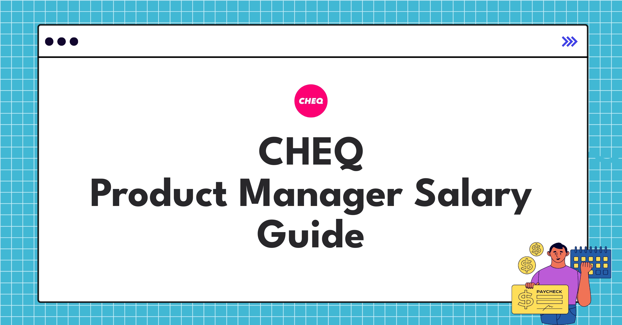 Detailed infographic showing CHEQ Product Manager salary components and levels for comprehensive compensation analysis