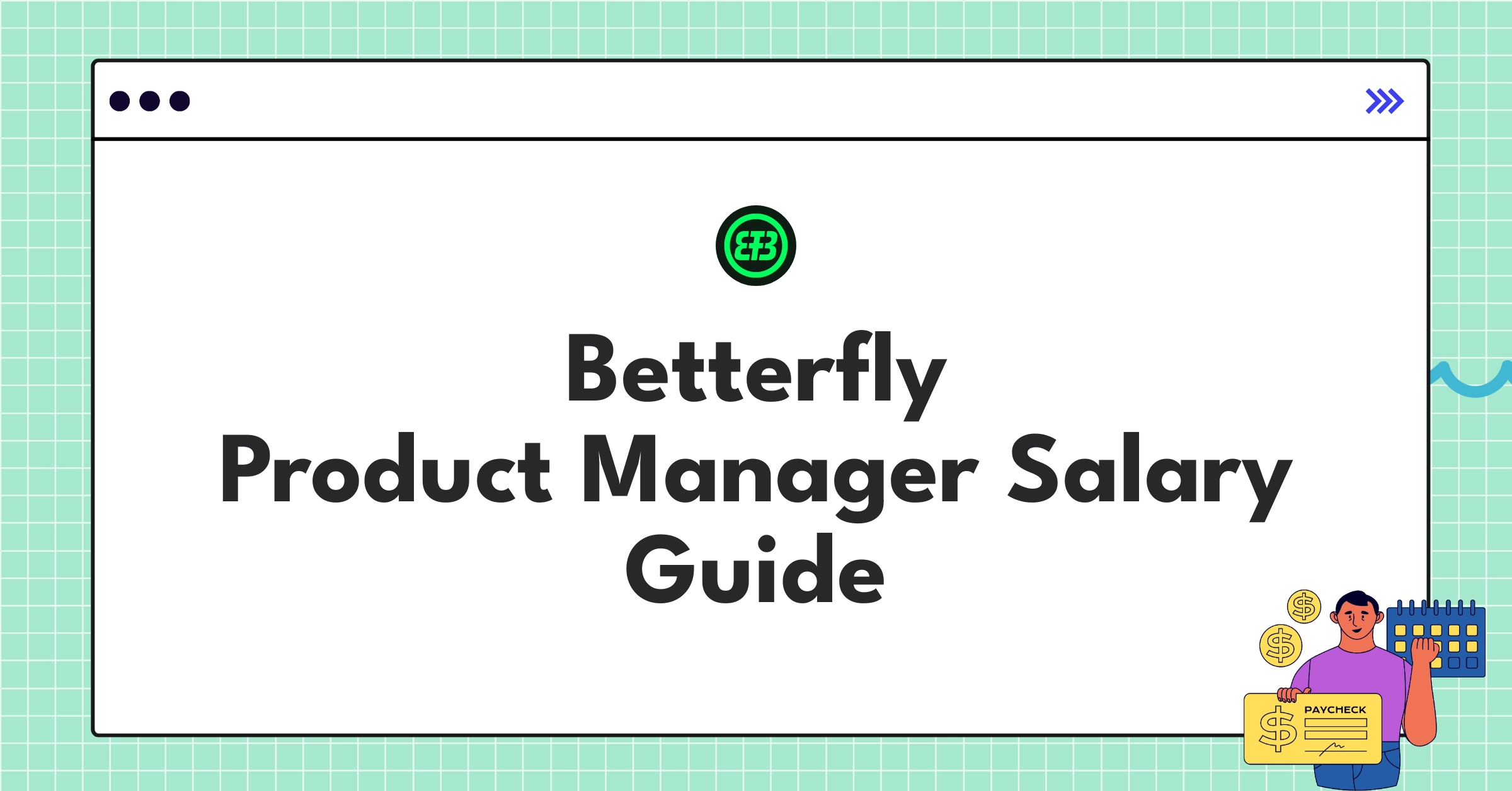 Infographic showing Betterfly Product Manager salary components and progression for 2025 in Latin America