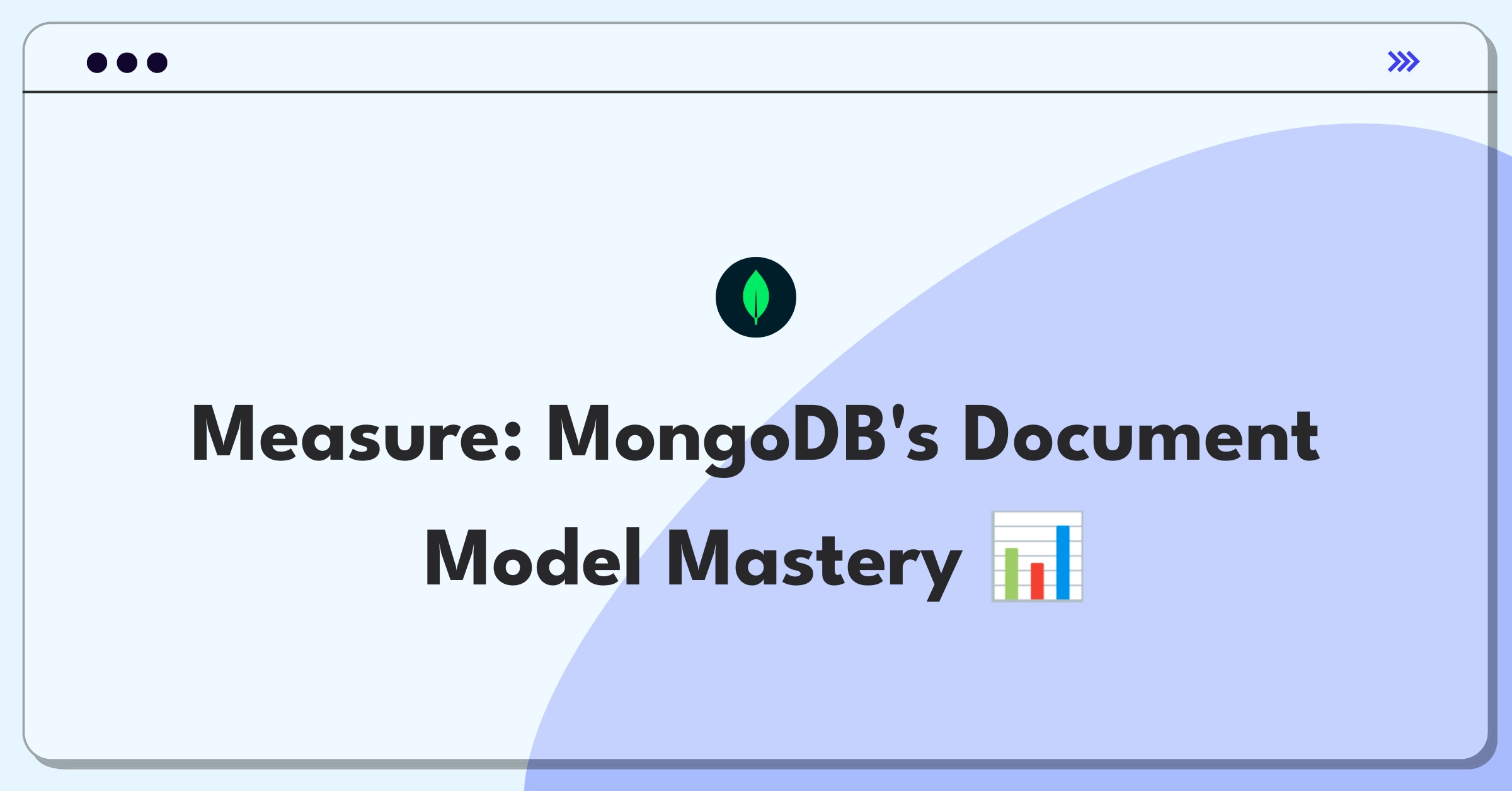 Product Management Analytics Question: Evaluating MongoDB's document-based data model success metrics