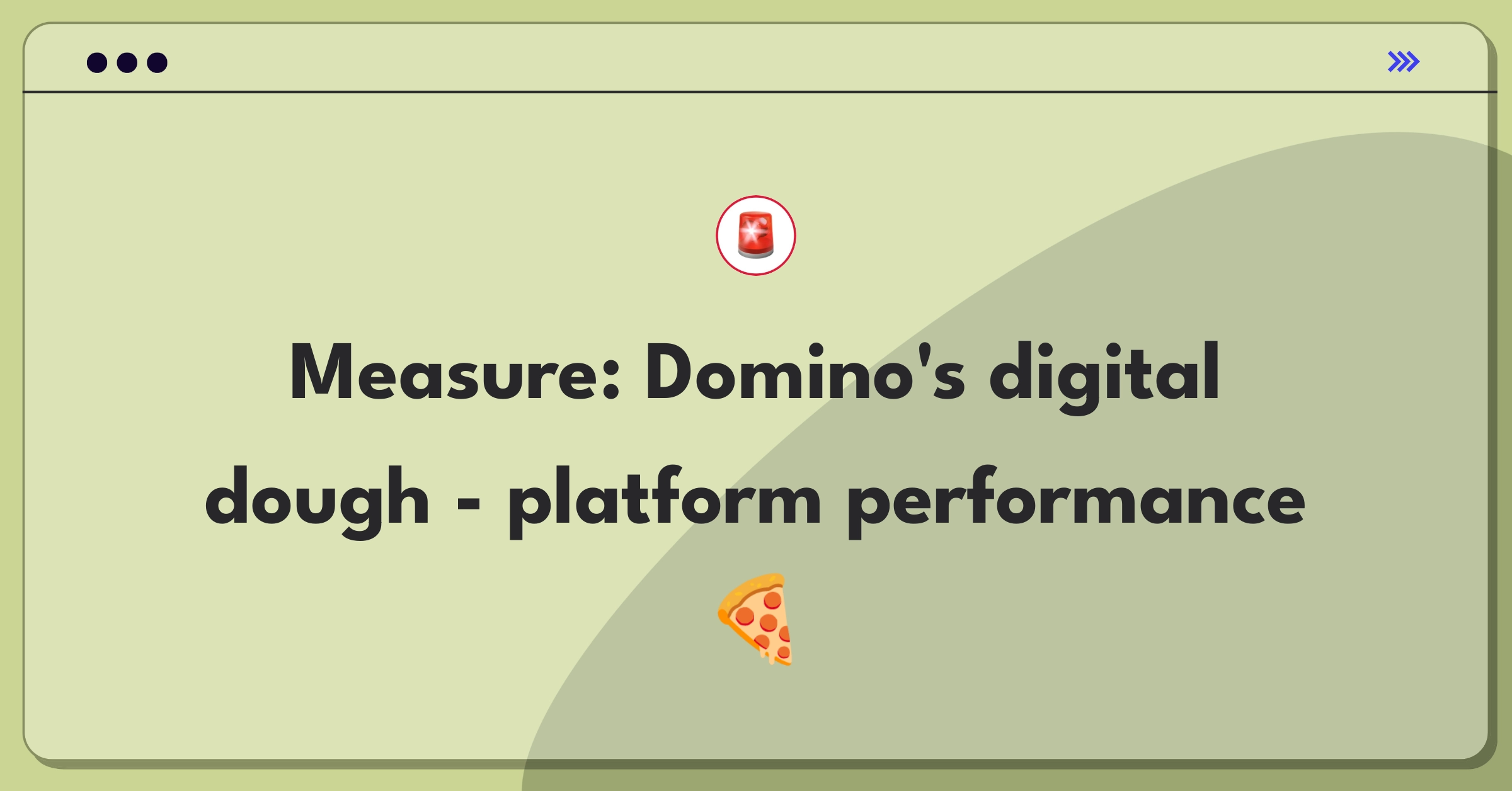 Product Management Success Metrics Question: Evaluating Domino's digital ordering platform performance