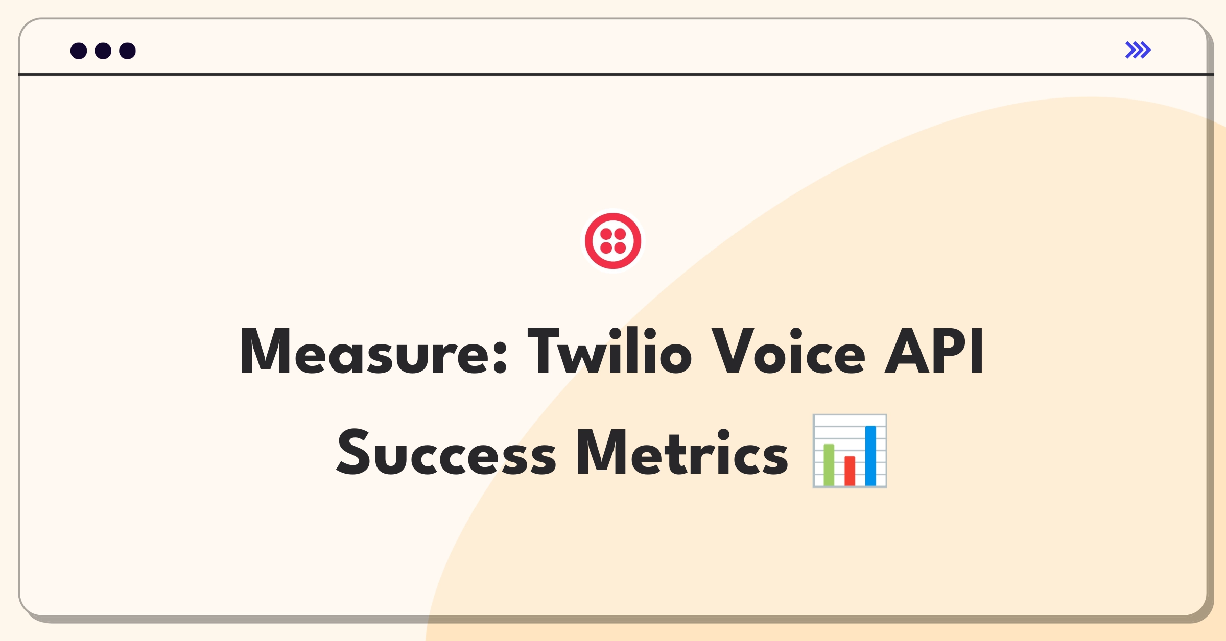 Product Management Success Metrics Question: Evaluating Twilio's voice calling feature performance