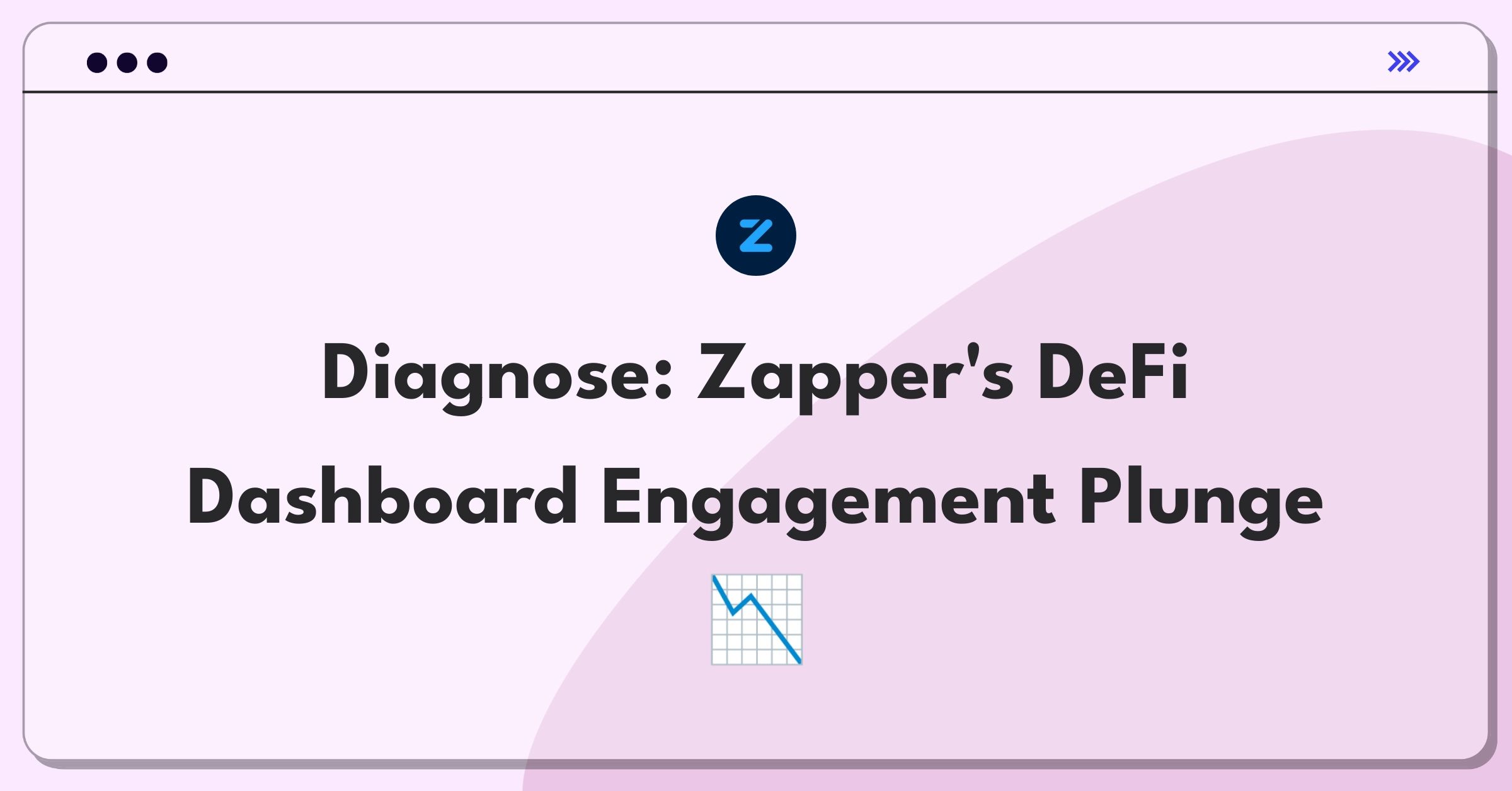 Product Management Root Cause Analysis Question: Investigating decreased user engagement on a DeFi dashboard