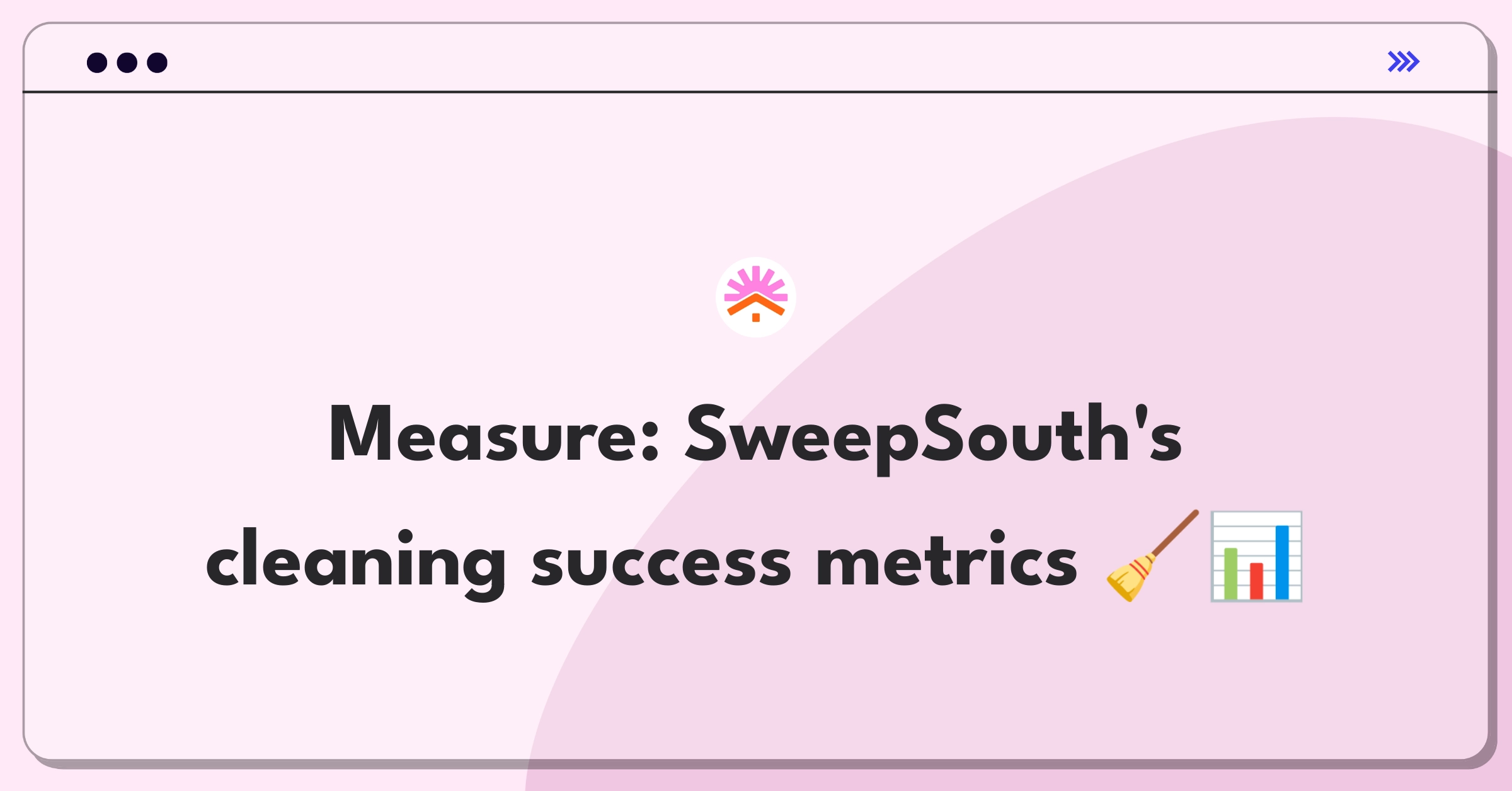 Product Management Success Metrics Question: Evaluating SweepSouth's home cleaning service performance