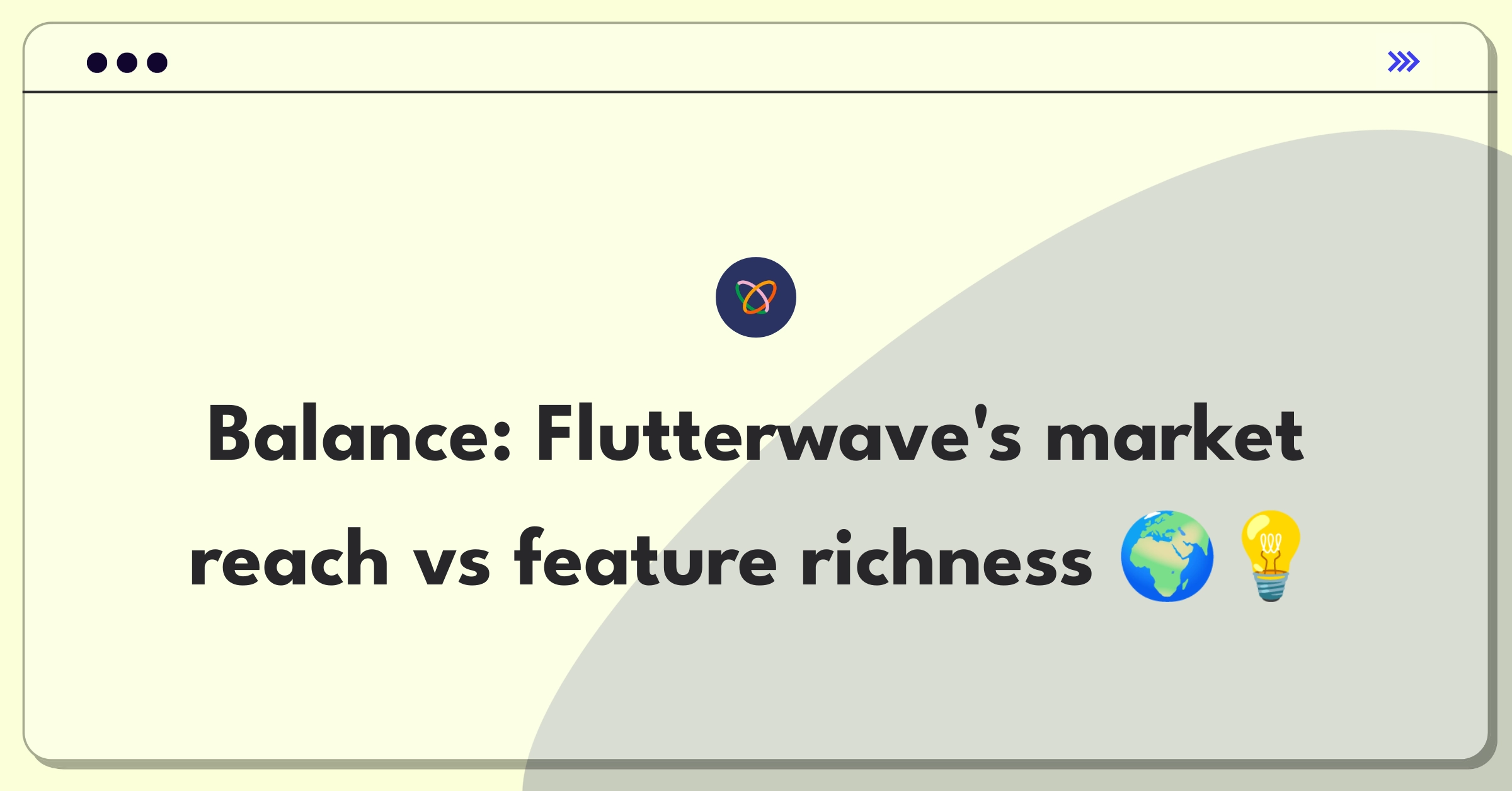 Product Management Trade-off Question: Flutterwave expansion strategy balancing new markets and feature development