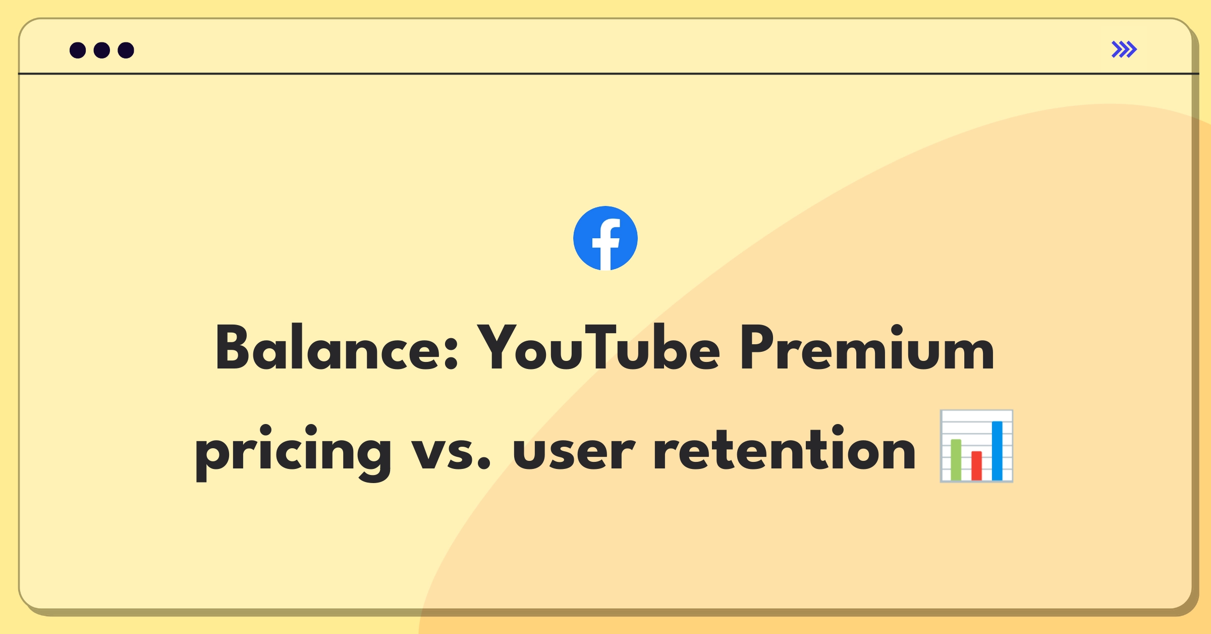 Product Management Trade-off Question: YouTube Premium subscription price increase impact on user retention