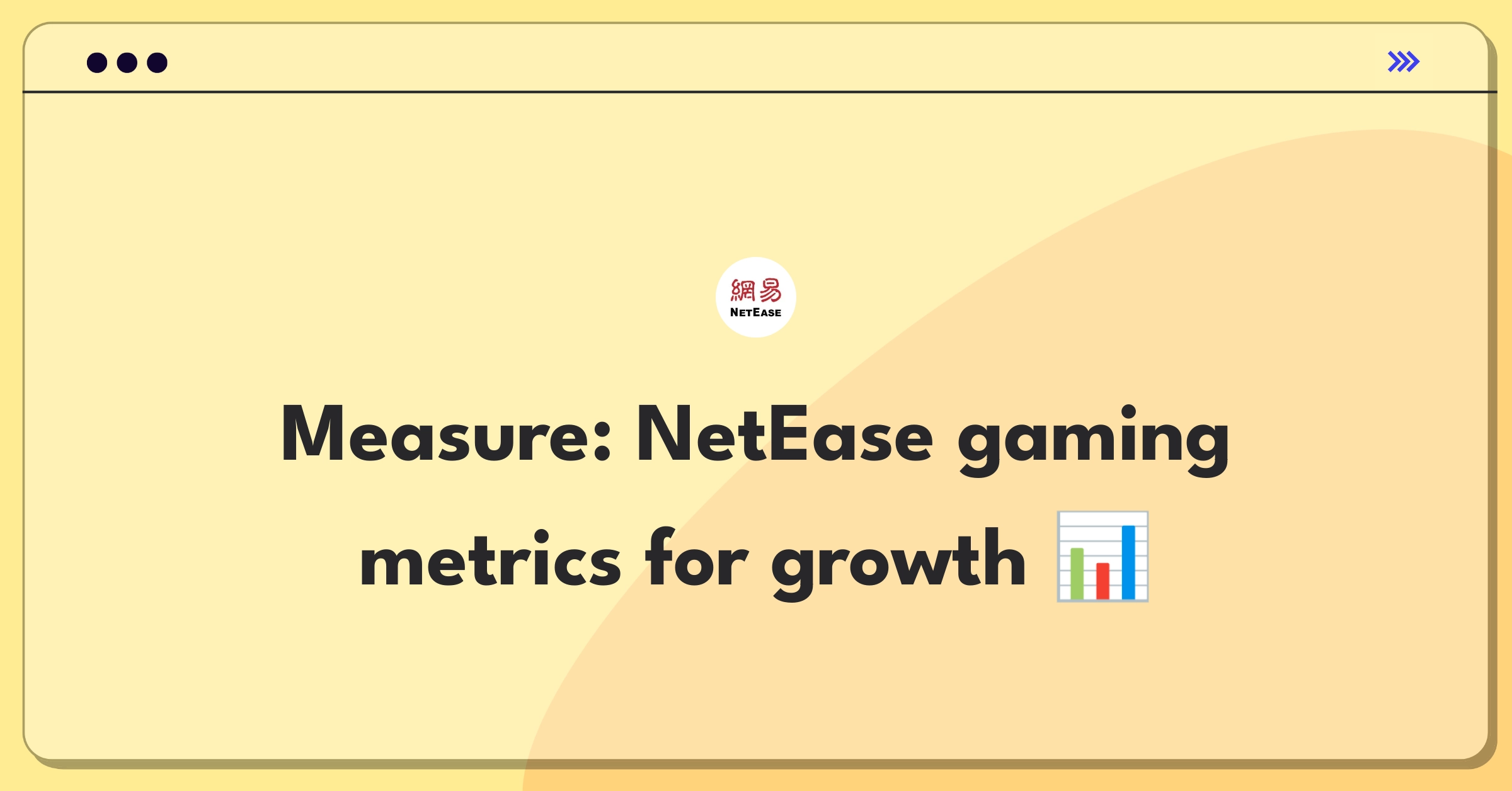 Product Management Analytics Question: Evaluating success metrics for NetEase's mobile gaming platform