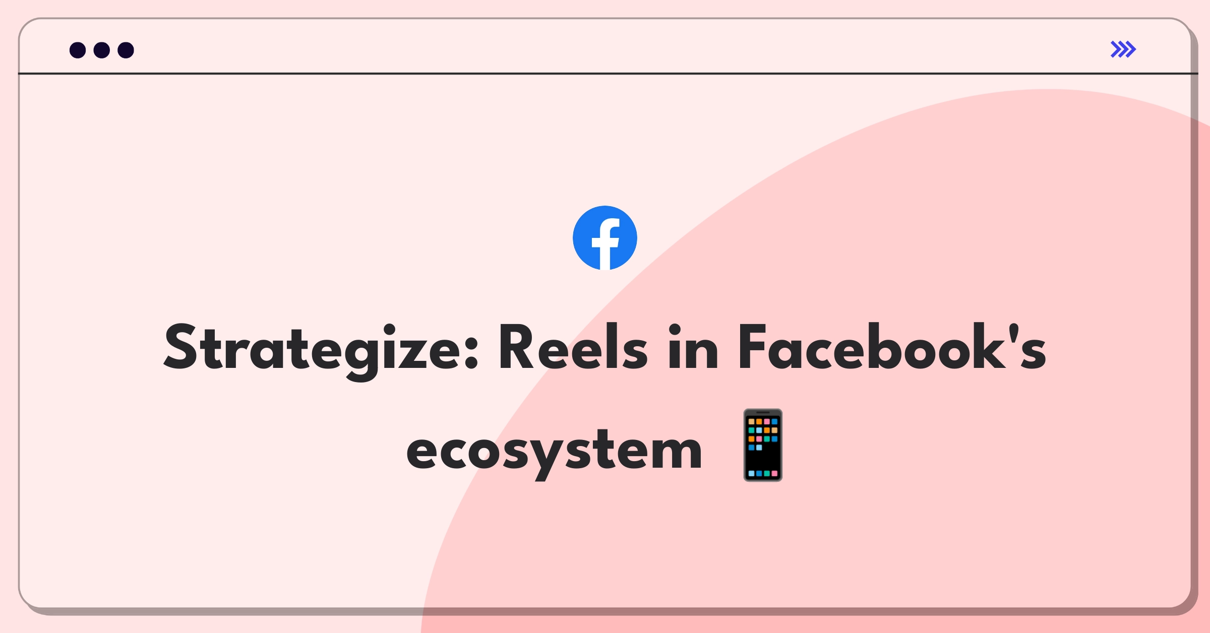 Product Management Strategy Question: Facebook Reels integration with Instagram platform