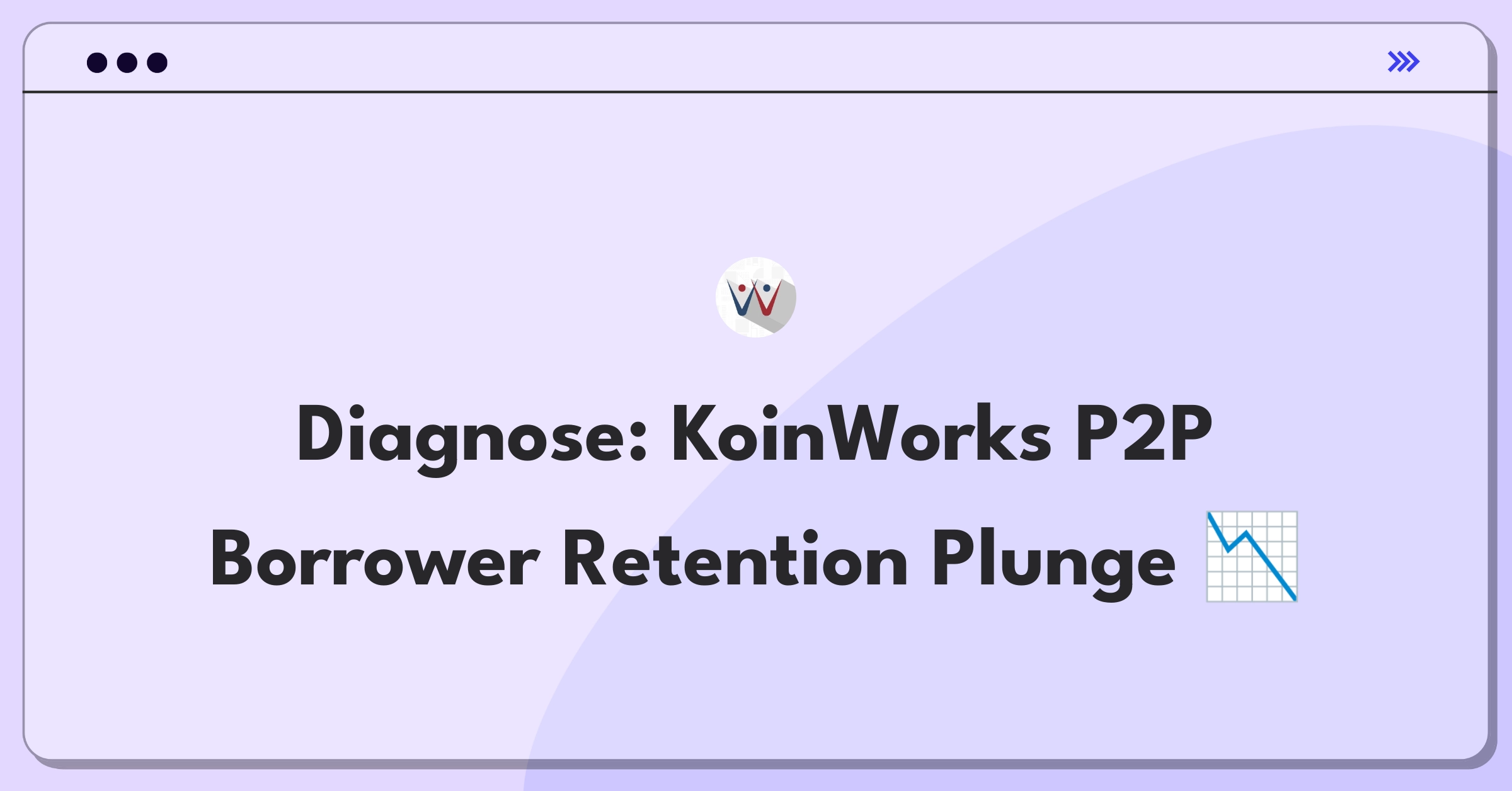 Product Management Root Cause Analysis Question: Investigating P2P lending platform's sudden drop in borrower retention