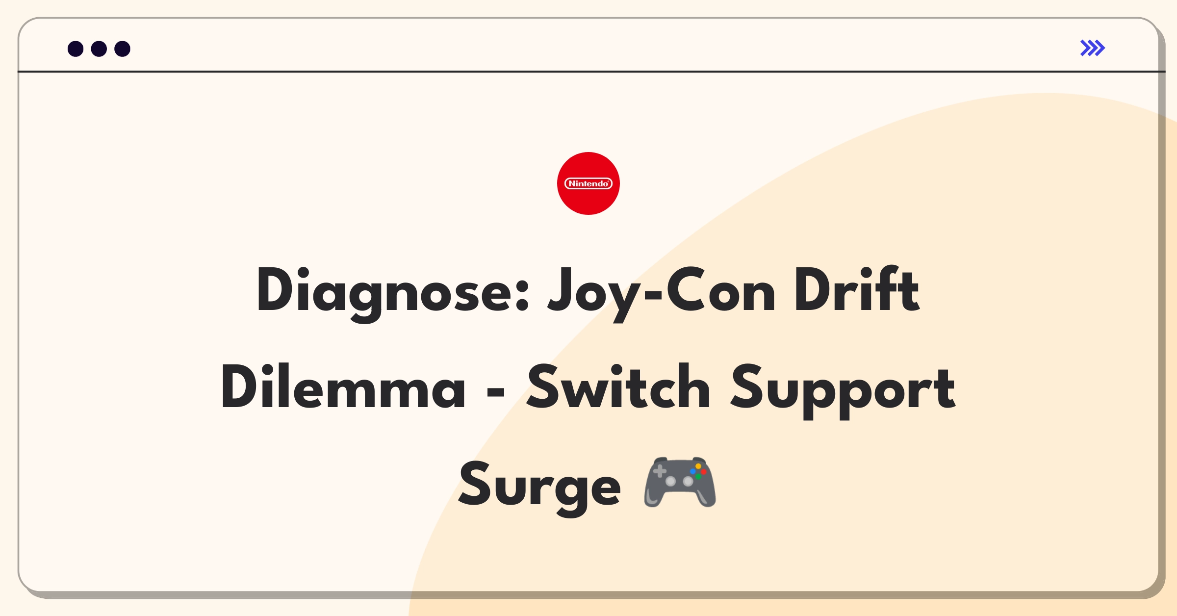 Product Management Root Cause Analysis Question: Investigating sudden increase in Nintendo Switch Joy-Con drift support tickets