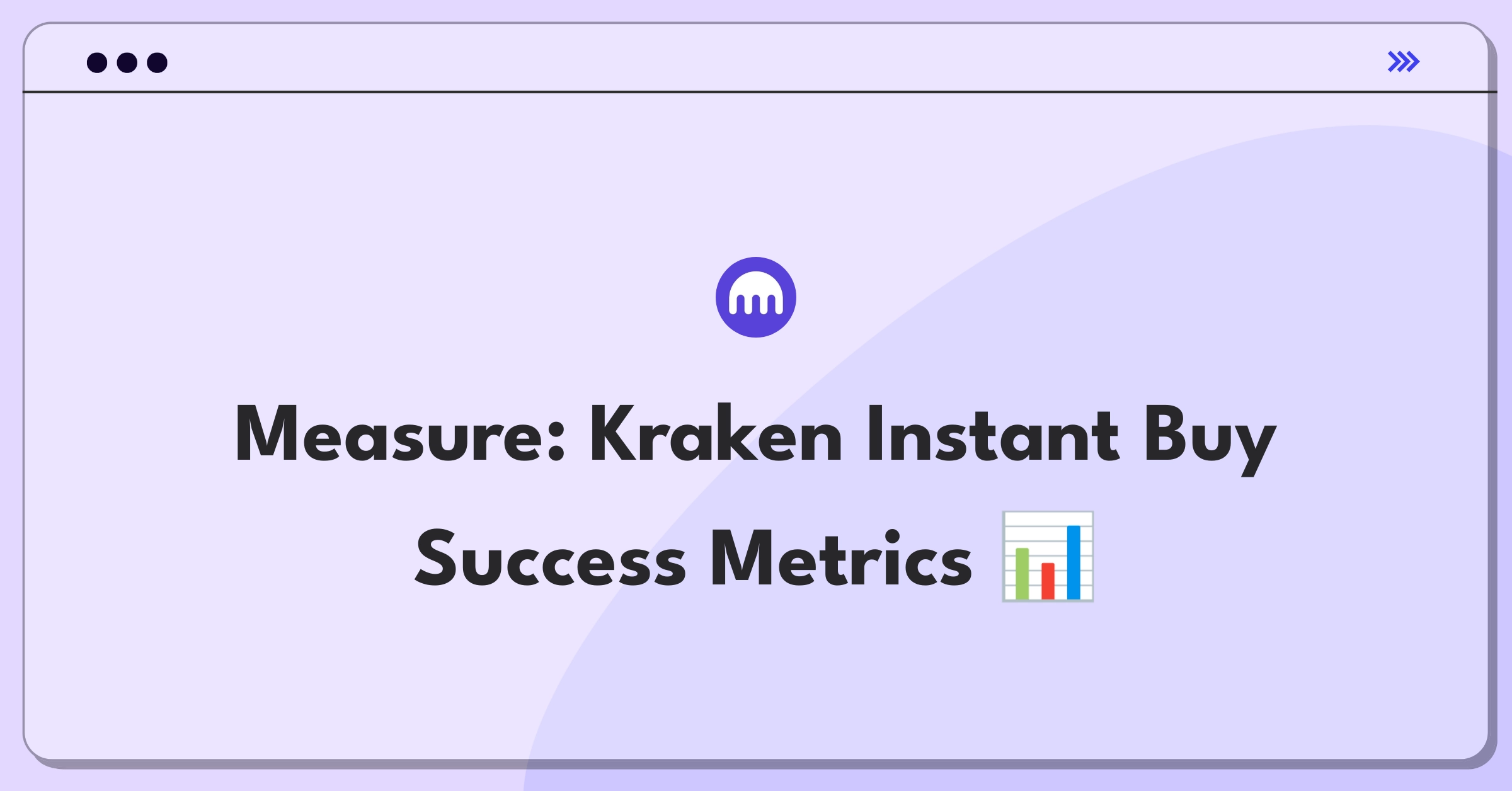 Product Management Analytics Question: Defining success metrics for Kraken's cryptocurrency instant buy feature