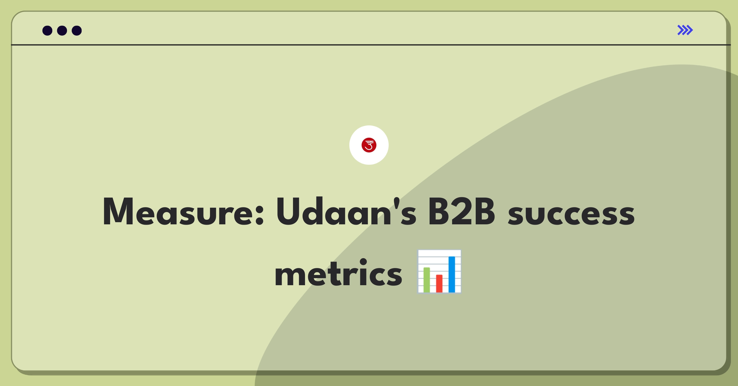 Product Management Metrics Question: Measuring success of Udaan's core B2B e-commerce feature