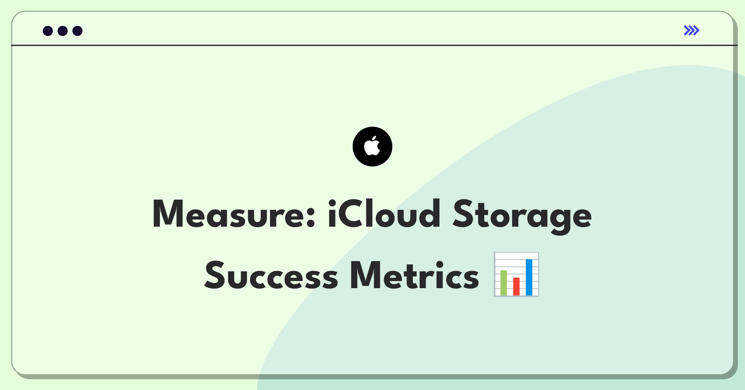 Product Management Analytics Question: Measuring success of Apple's iCloud storage service