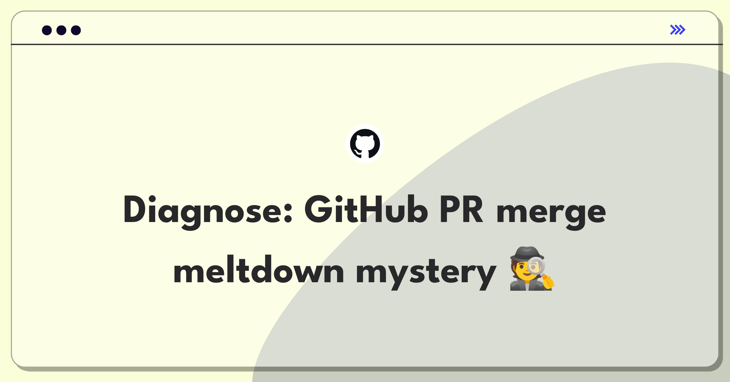 Product Management Root Cause Analysis Question: Investigating sudden drop in GitHub pull request merge rates