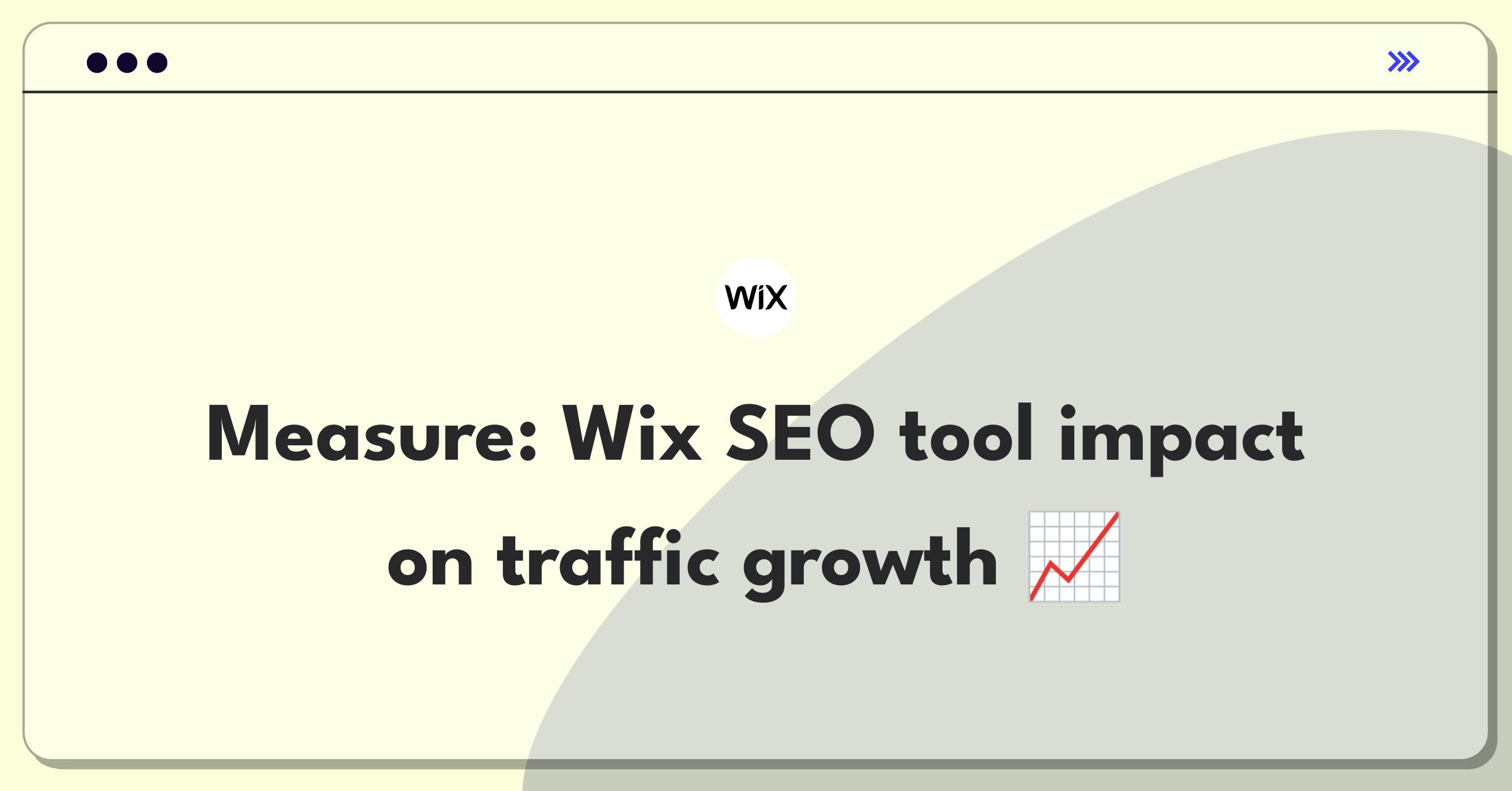 Product Management Metrics Question: Evaluating SEO optimization tools performance for website builder platform