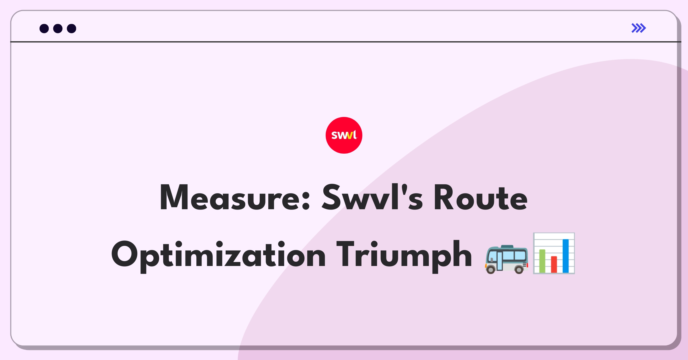 Product Management Metrics Question: Defining success for Swvl's route optimization feature in mass transit