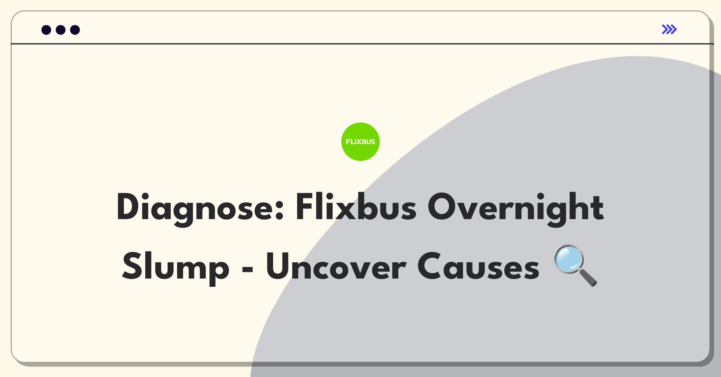 Product Management Root Cause Analysis Question: Investigating decline in Flixbus overnight route bookings