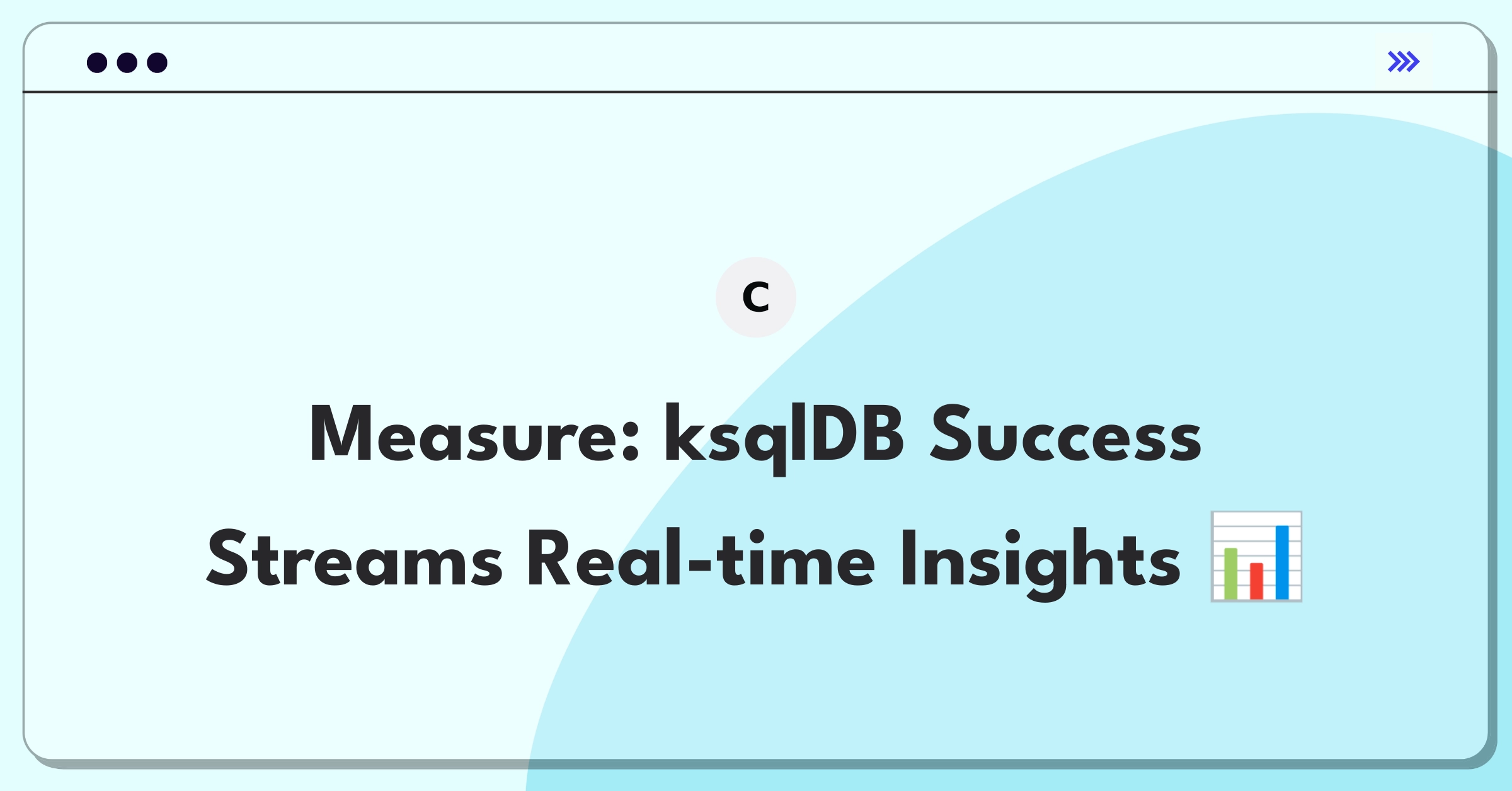 Product Management Analytics Question: Defining success metrics for Confluent's ksqlDB stream processing database