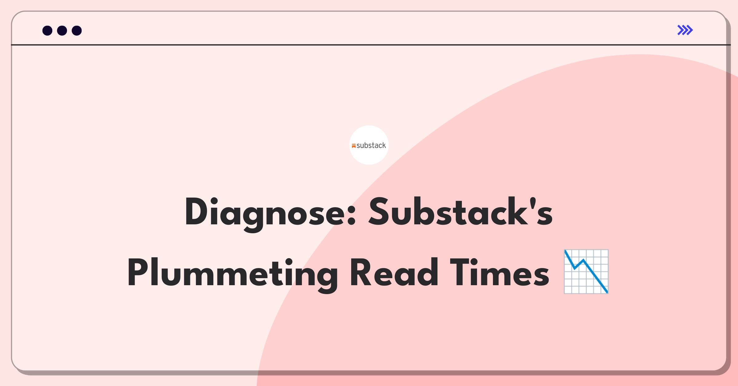 Product Management Root Cause Analysis Question: Investigating decreased newsletter read times on Substack platform