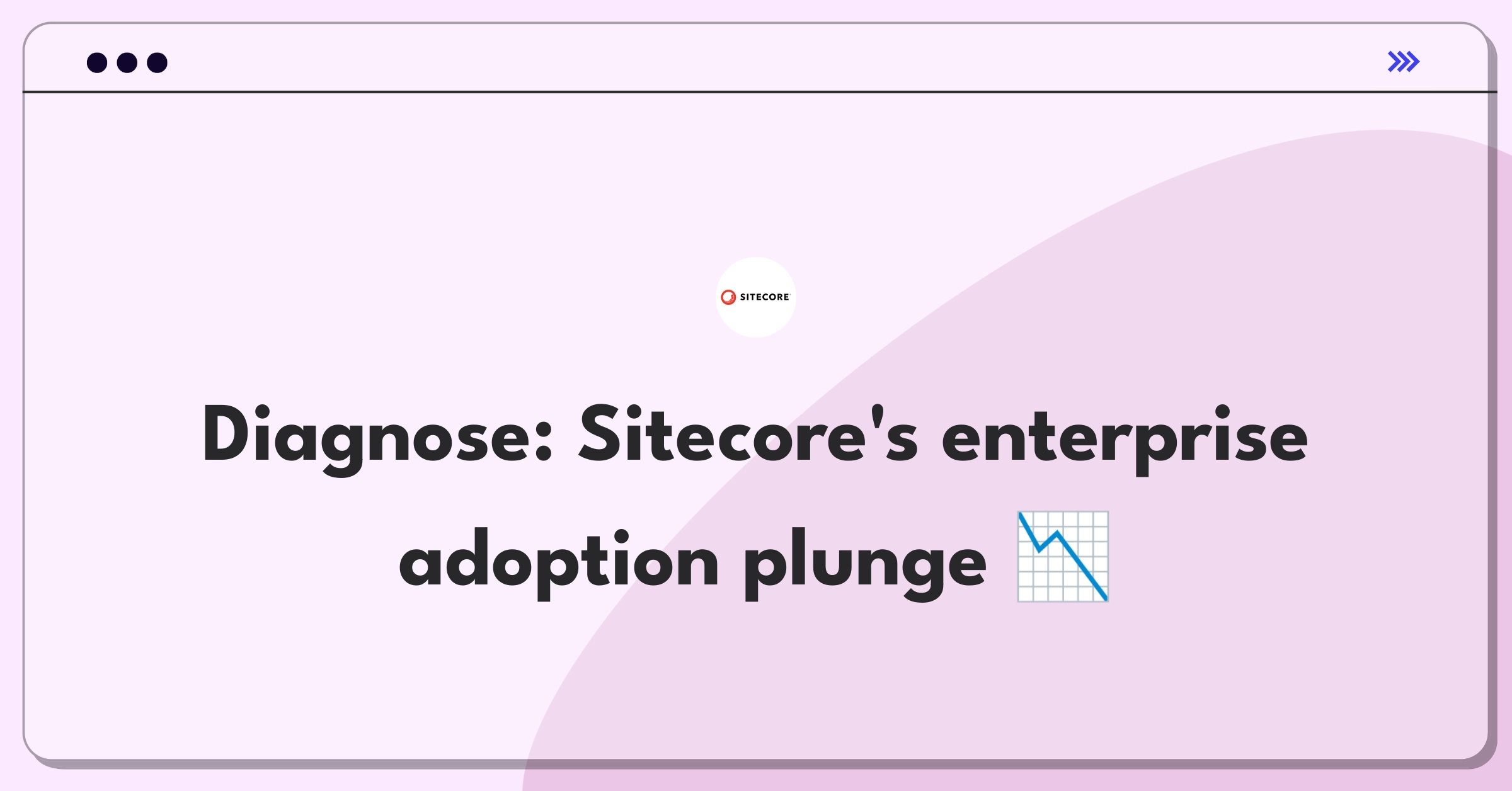 Product Management Root Cause Analysis Question: Investigating Sitecore Experience Platform's adoption decline