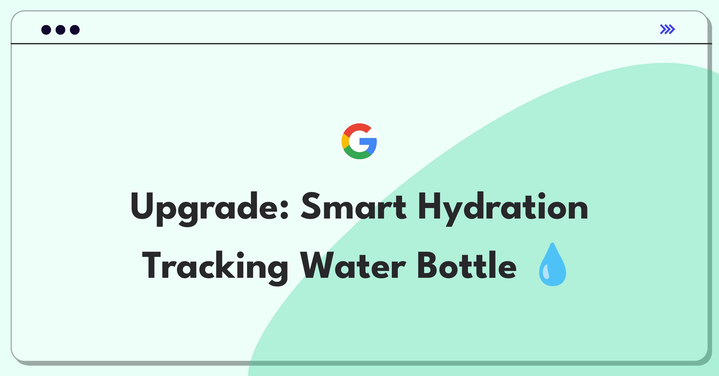 Product Management Improvement Question: Reusable water bottle with smart features and modular design