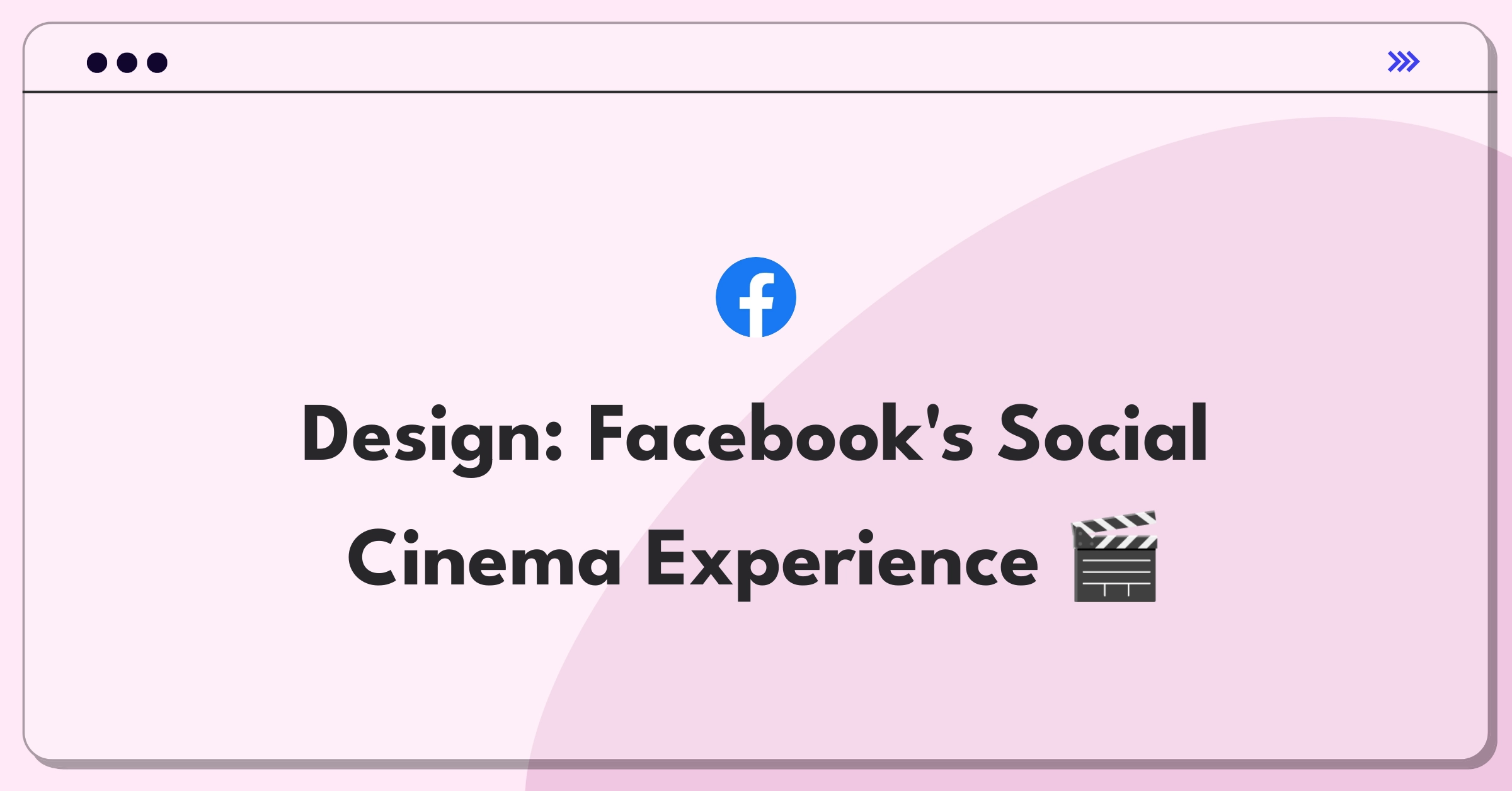 Product Management Design Question: Facebook movie product leveraging social graph for recommendations